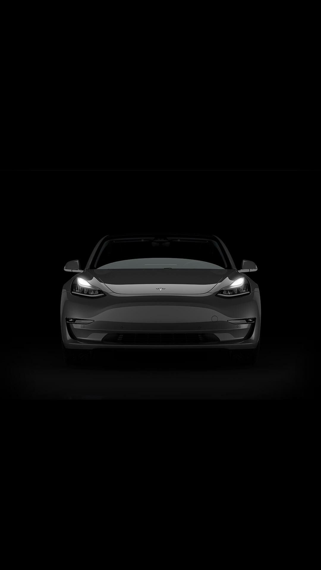 Tesla Model Y: An all-electric compact SUV built on third-generation vehicle platform. 1080x1920 Full HD Background.
