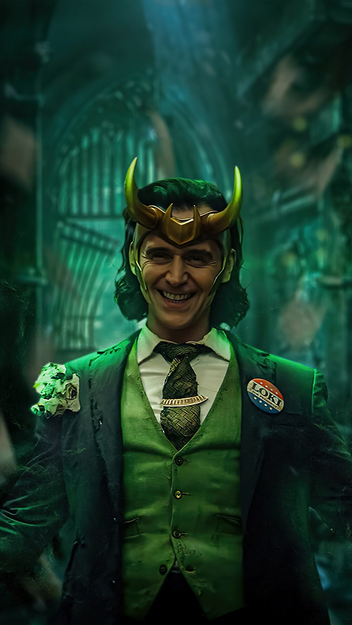 Loki: One of Thor's arch-nemeses, God of Mischief, Tom Hiddleston. 1440x2560 HD Wallpaper.