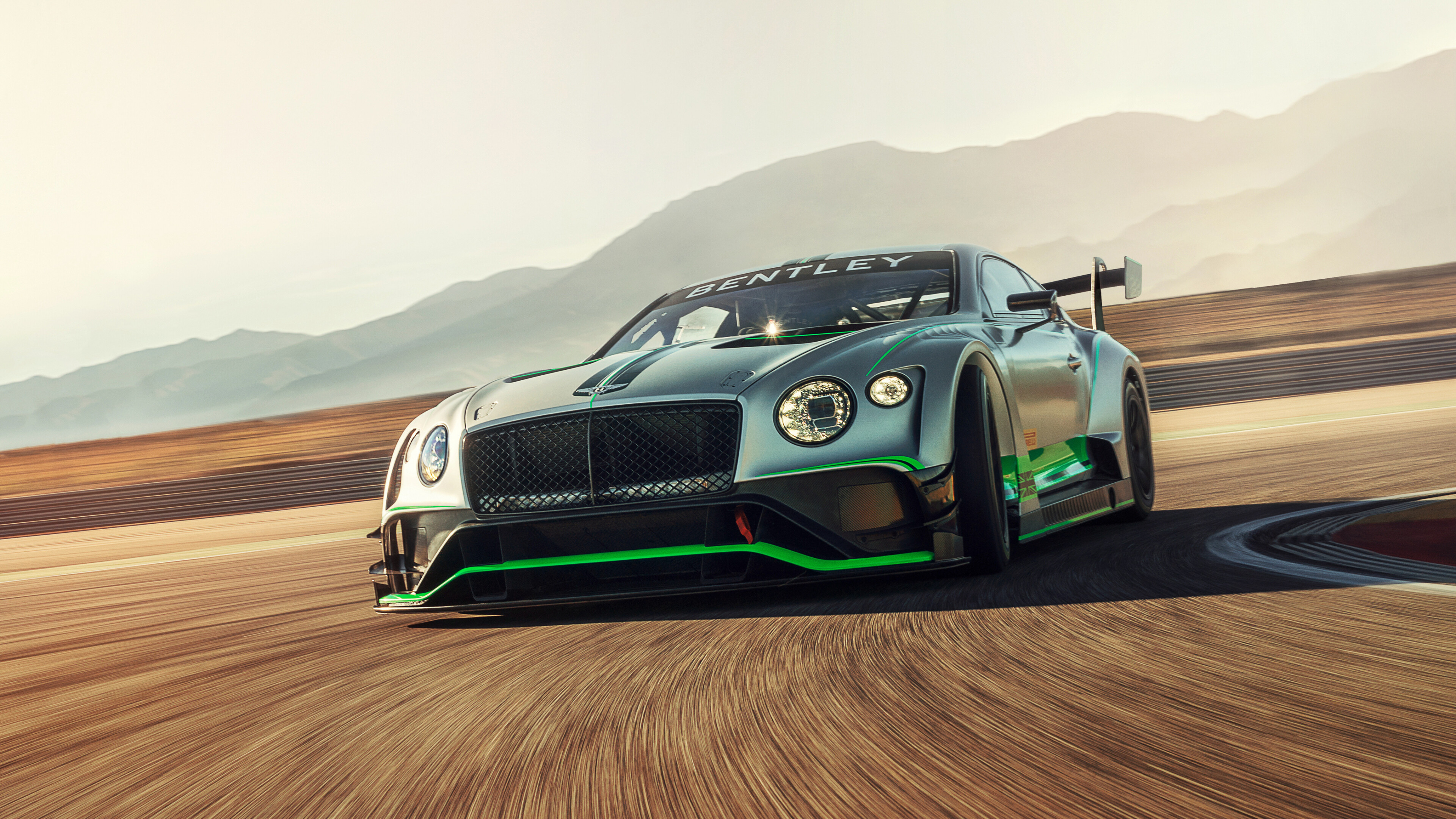 Bentley: GT3 race car, Based on the Continental GT road car. 3840x2160 4K Wallpaper.