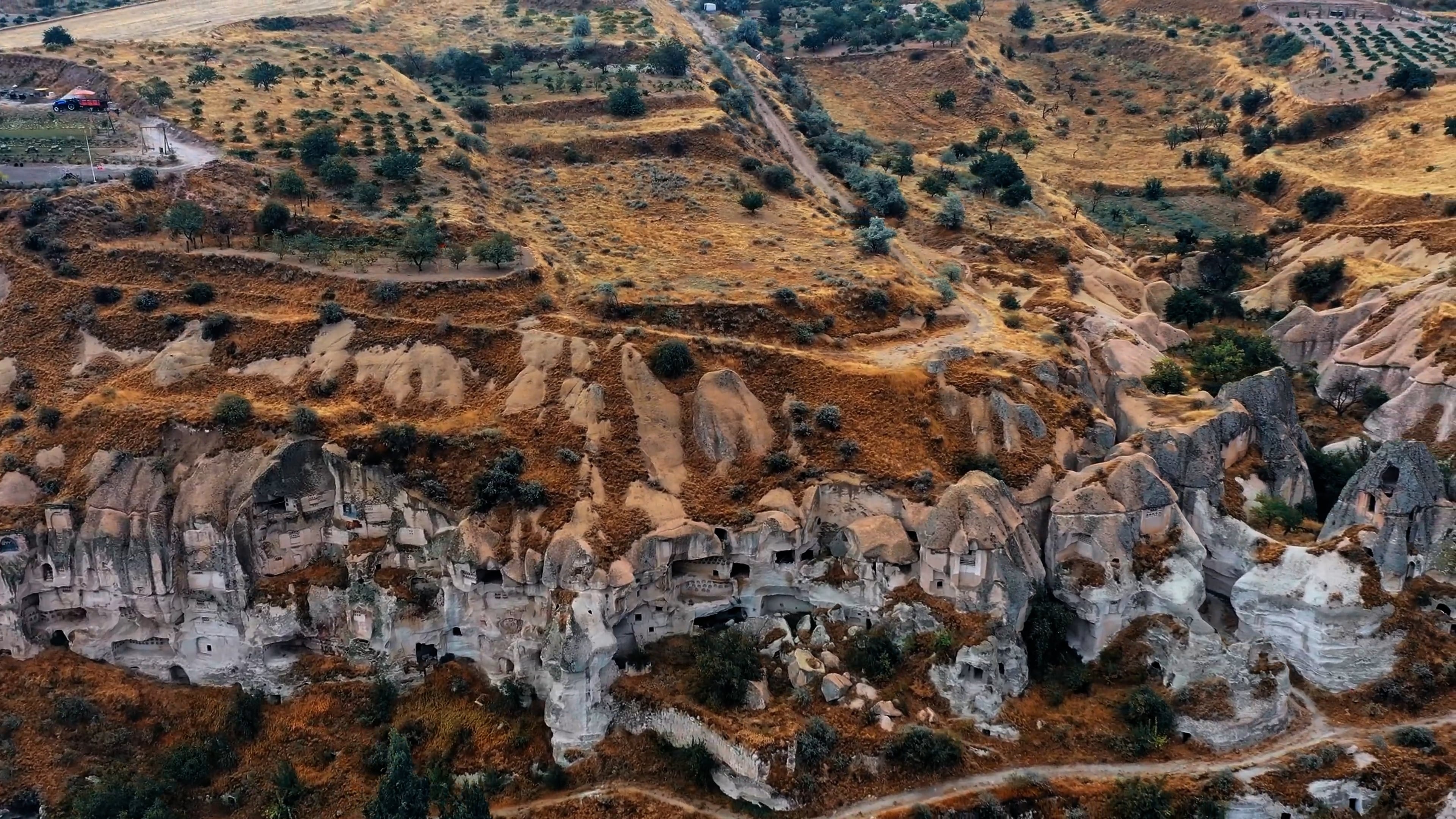 Cappadocia, Aerial view, Rock formations, Nature's marvel, 3840x2160 4K Desktop