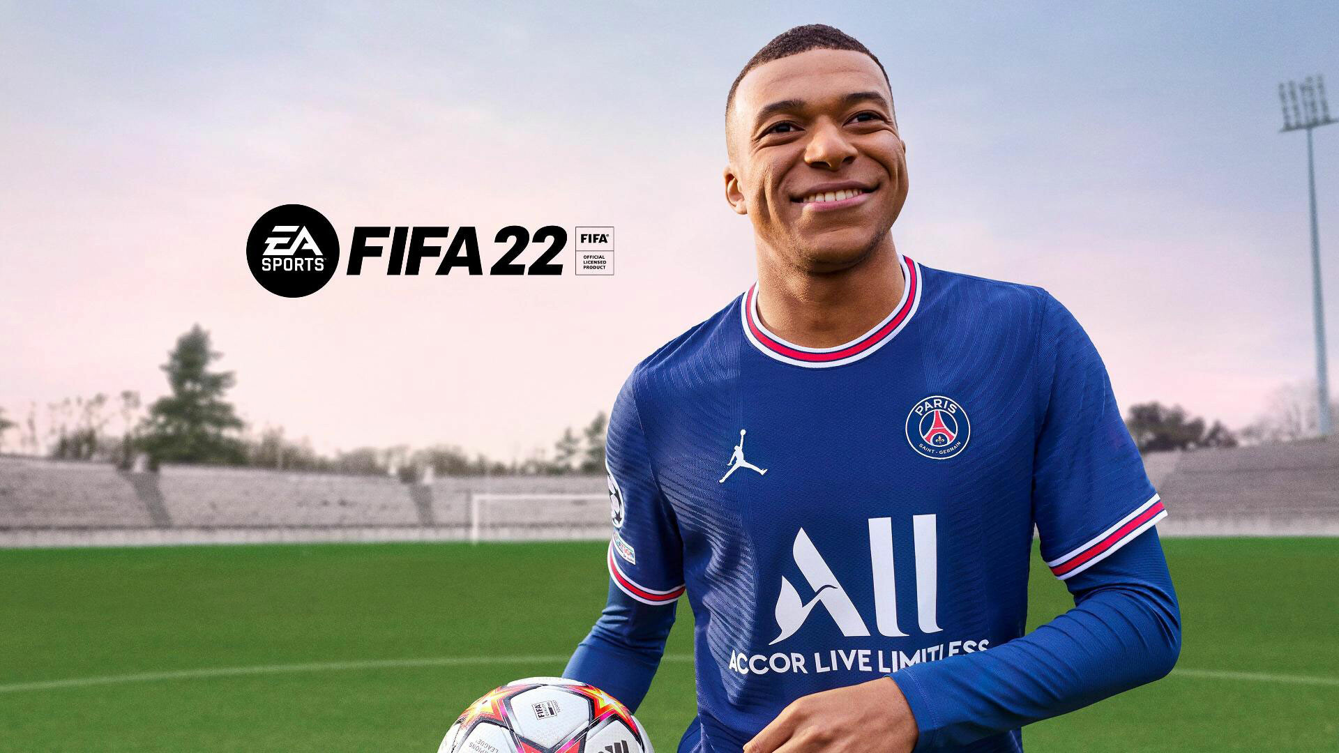 FIFA: Kylian Mbappe, The cover athlete for the second consecutive year. 1920x1080 Full HD Wallpaper.