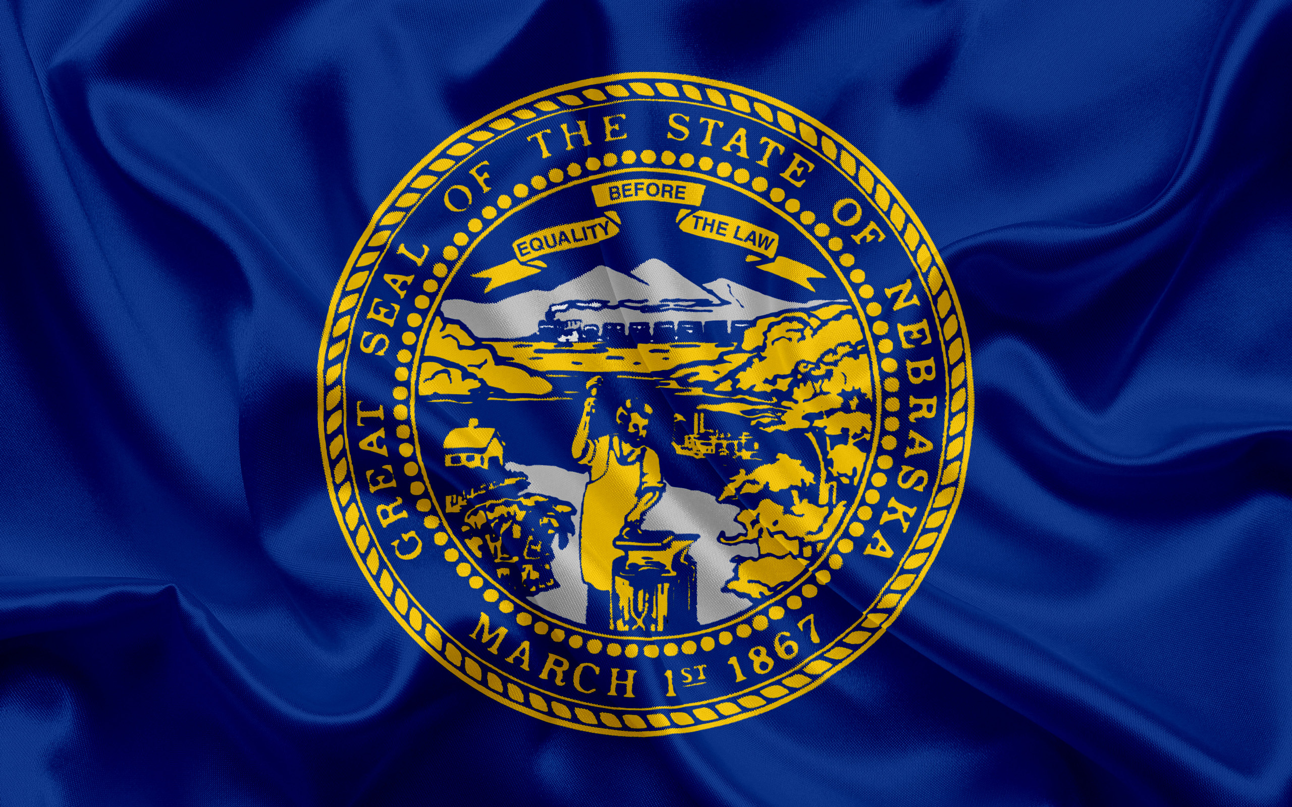 Nebraska State Flag, State of Nebraska, 2560x1600 HD Desktop