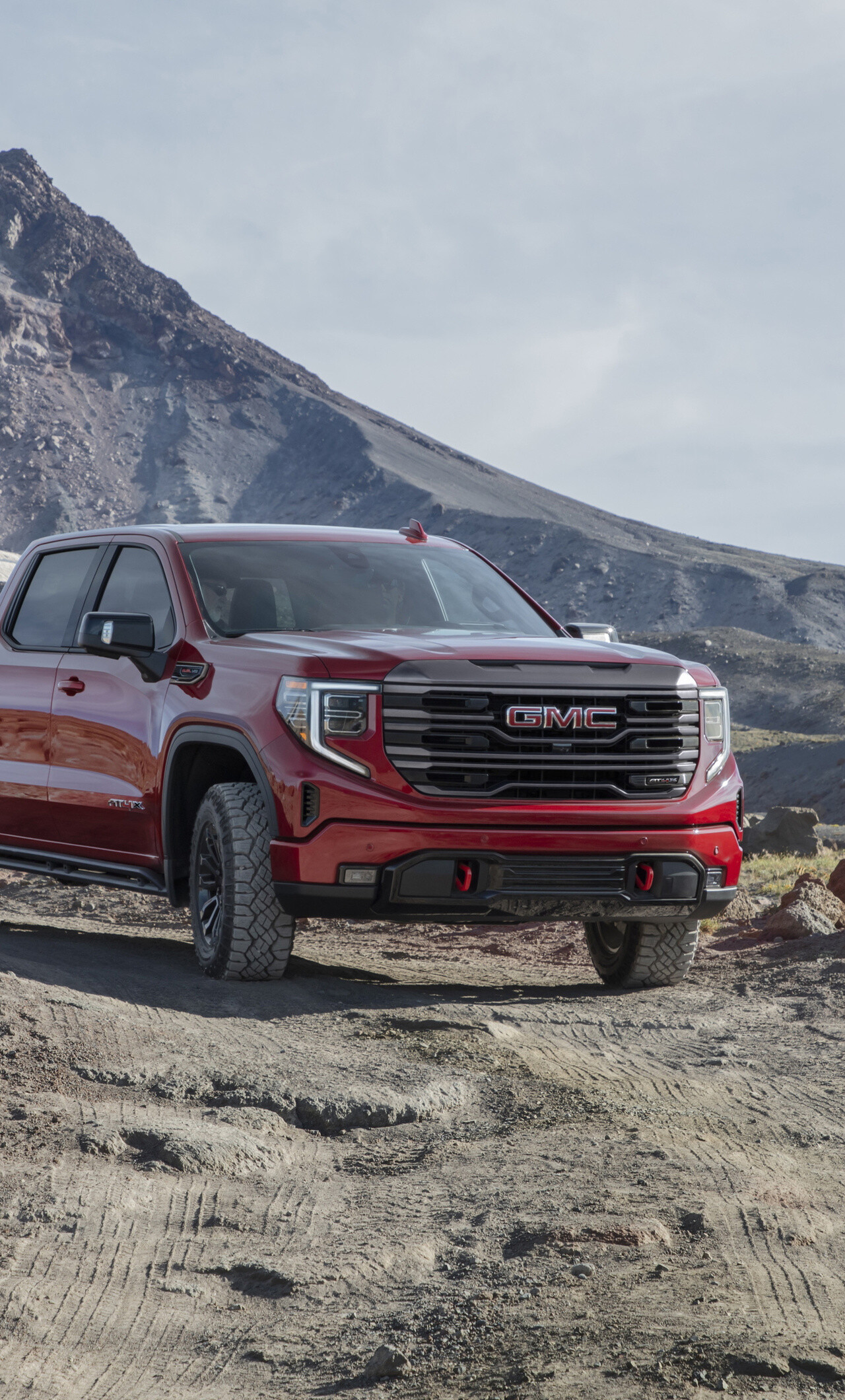 GMC: 2022 Sierra AT4X Crew Cab, Off-road capability, The truck ready for any adventure. 1280x2120 HD Wallpaper.