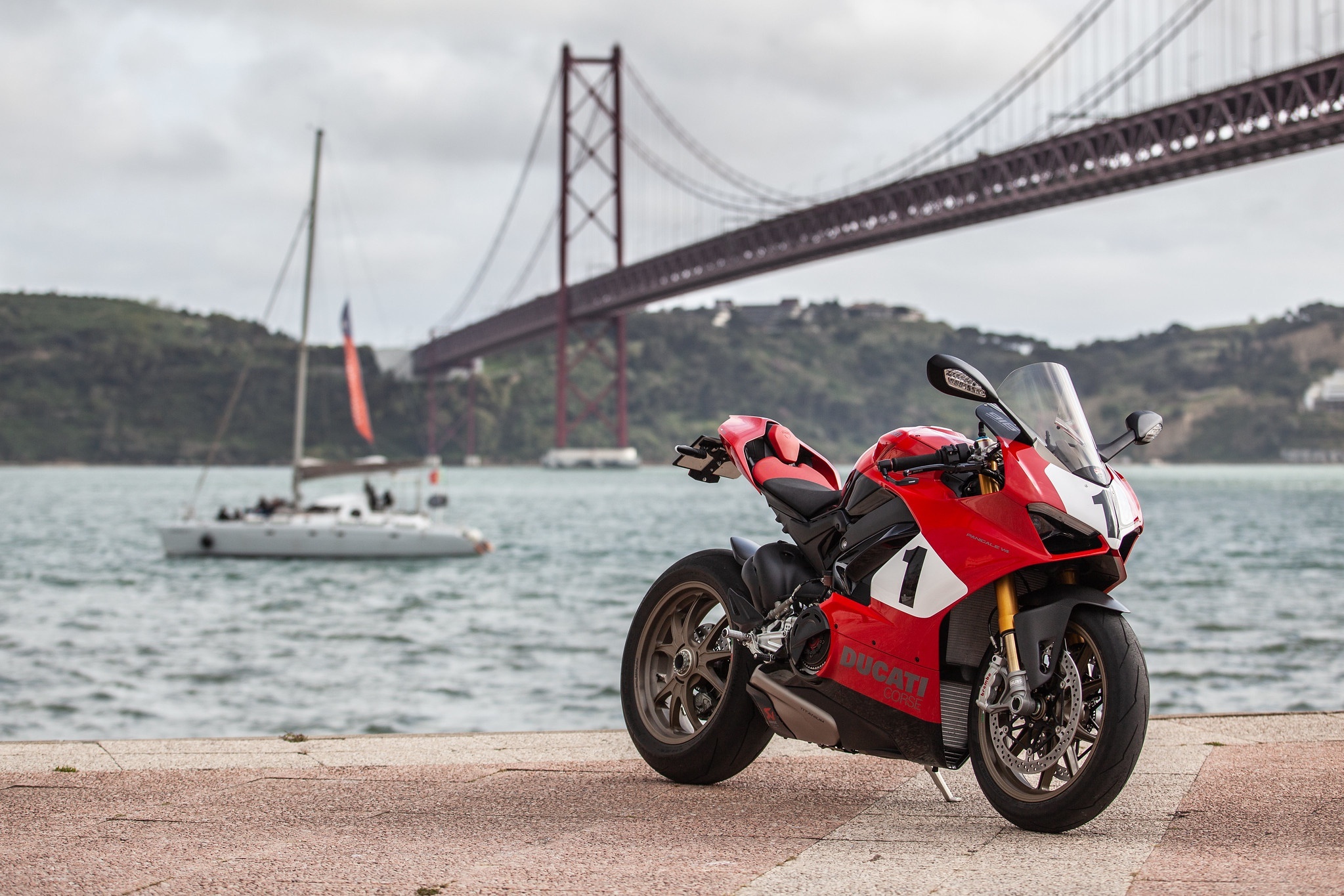 Ducati Panigale V4, HD wallpapers and backgrounds, Ultimate motorcycling dream, Italian masterpiece, 2050x1370 HD Desktop