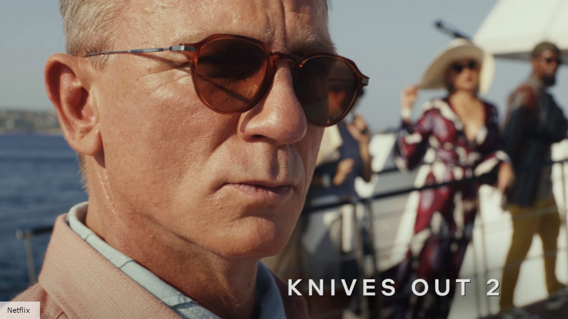 Knives Out 2: Daniel Craig's murder mystery movie, World premiere at the Toronto International Film Festival. 1920x1080 Full HD Background.