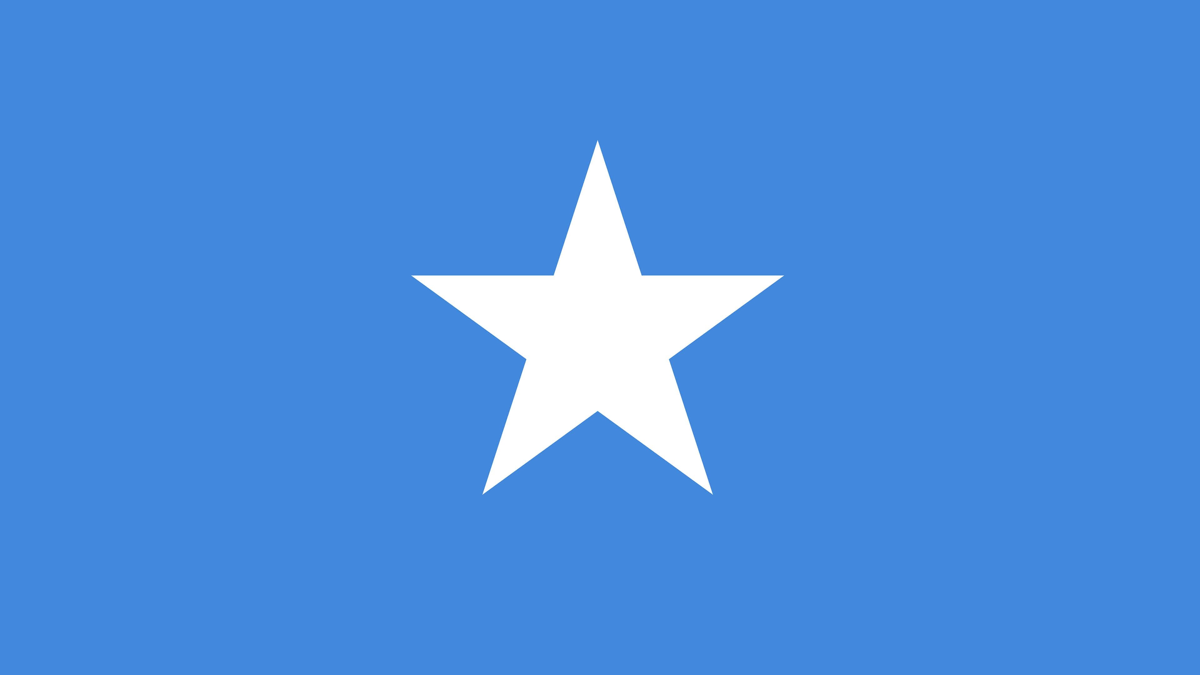 Somalia, Somali flag, Patriotic wallpaper, National pride, 3840x2160 4K Desktop