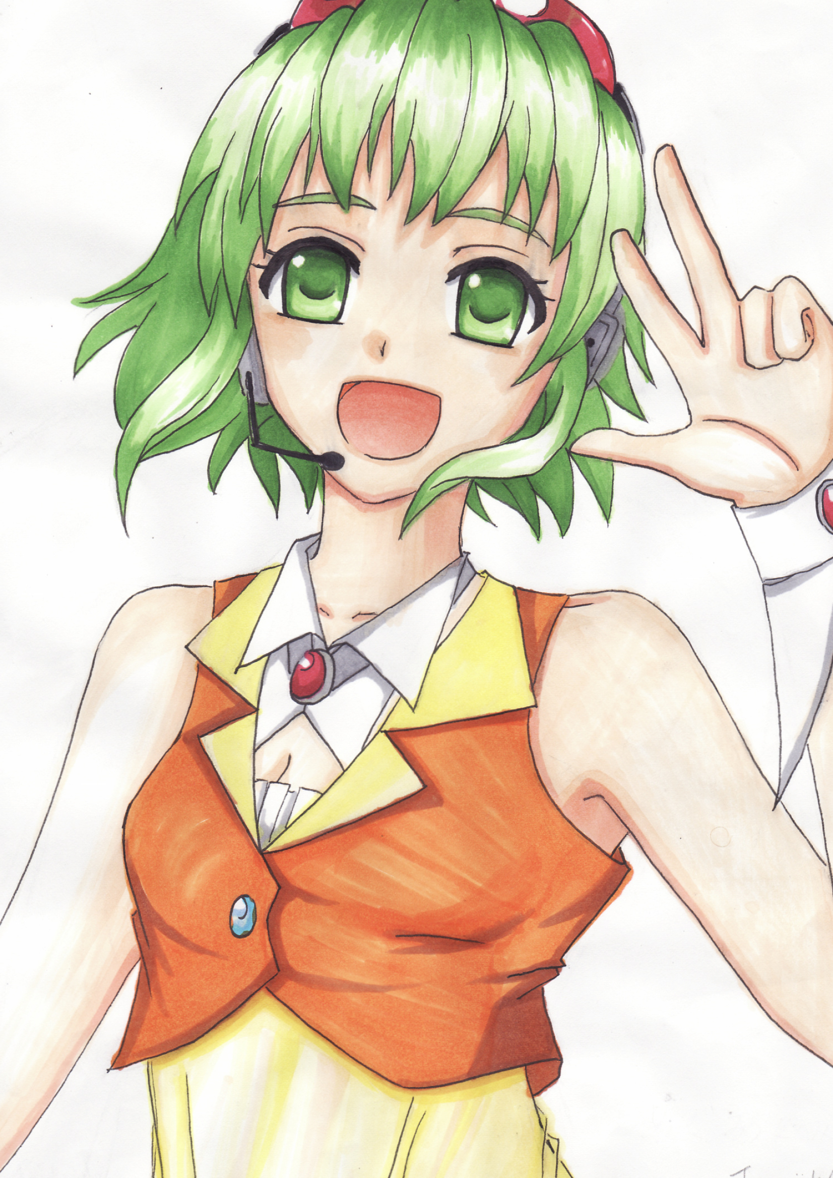 GUMI Vocaloid wonder, Artistic renditions, Anime-inspired music, Melodic charm, 1660x2340 HD Phone