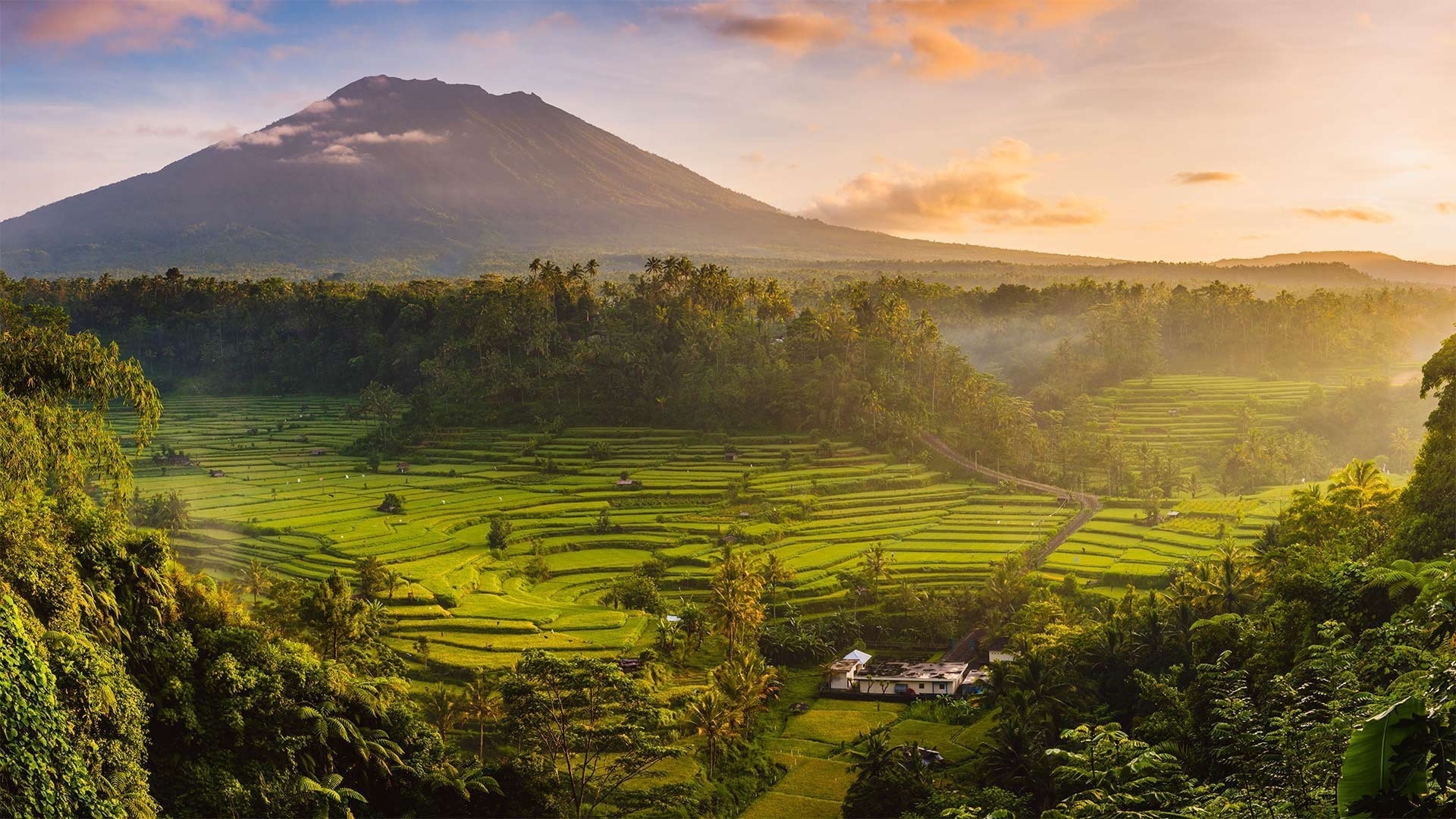 Indonesia Bali, Beautiful nature, Island paradise, Captivating scenery, 1920x1080 Full HD Desktop