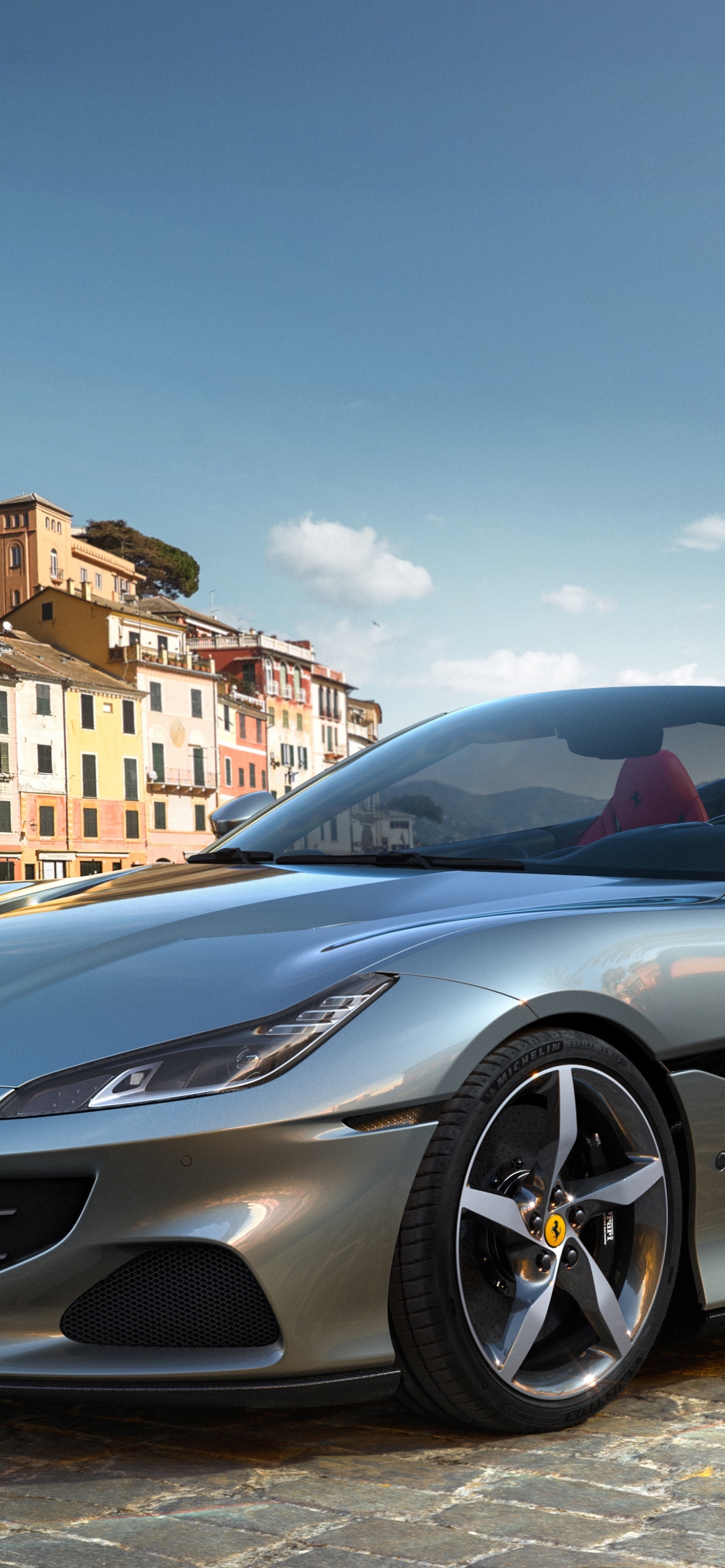 Ferrari Portofino M, 4K 2021 wallpapers, Stunning automotive art, Racing heritage, 1290x2780 HD Handy