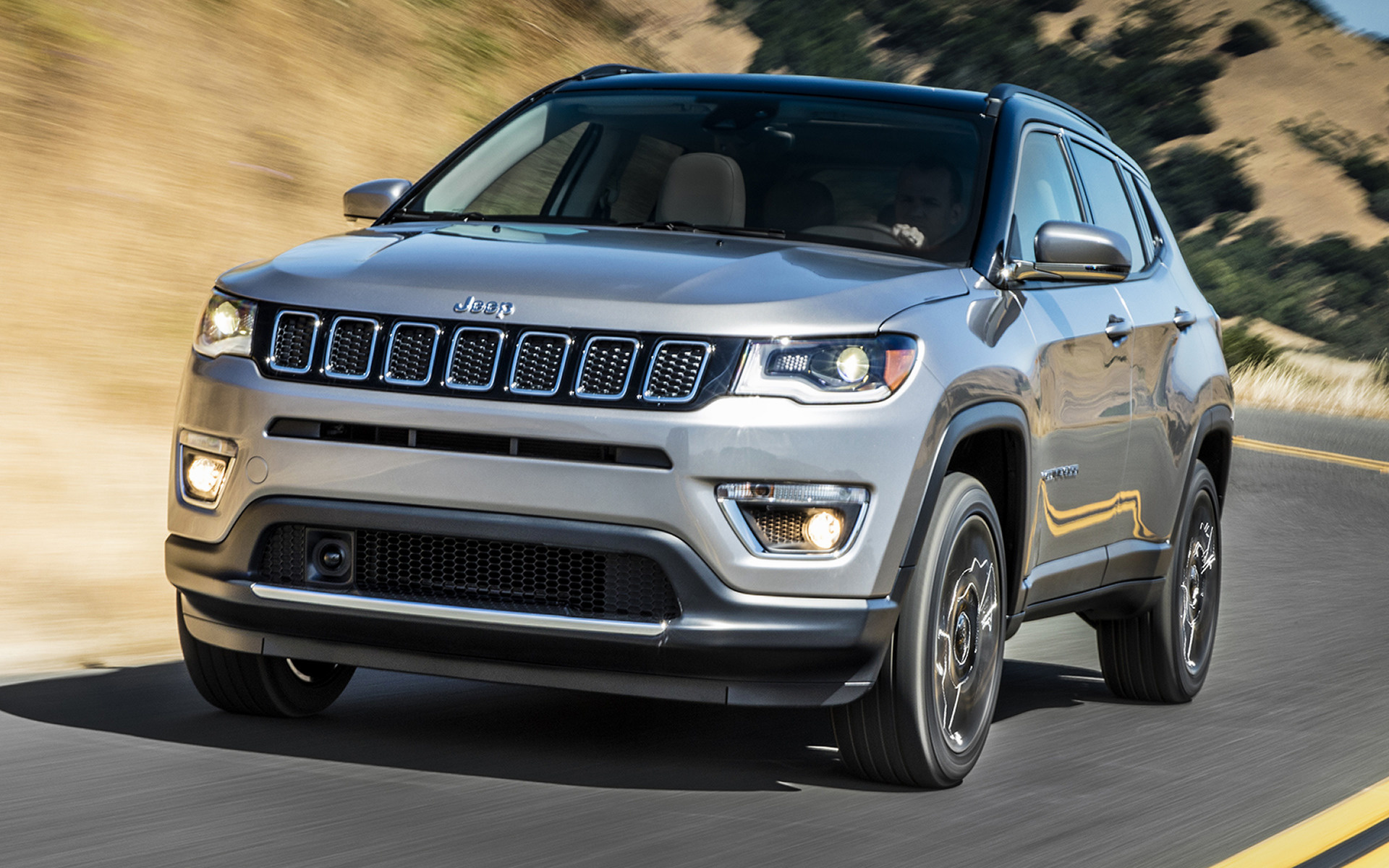 Jeep Compass Limited, Luxury SUV, Premium features, Captivating visuals, 1920x1200 HD Desktop
