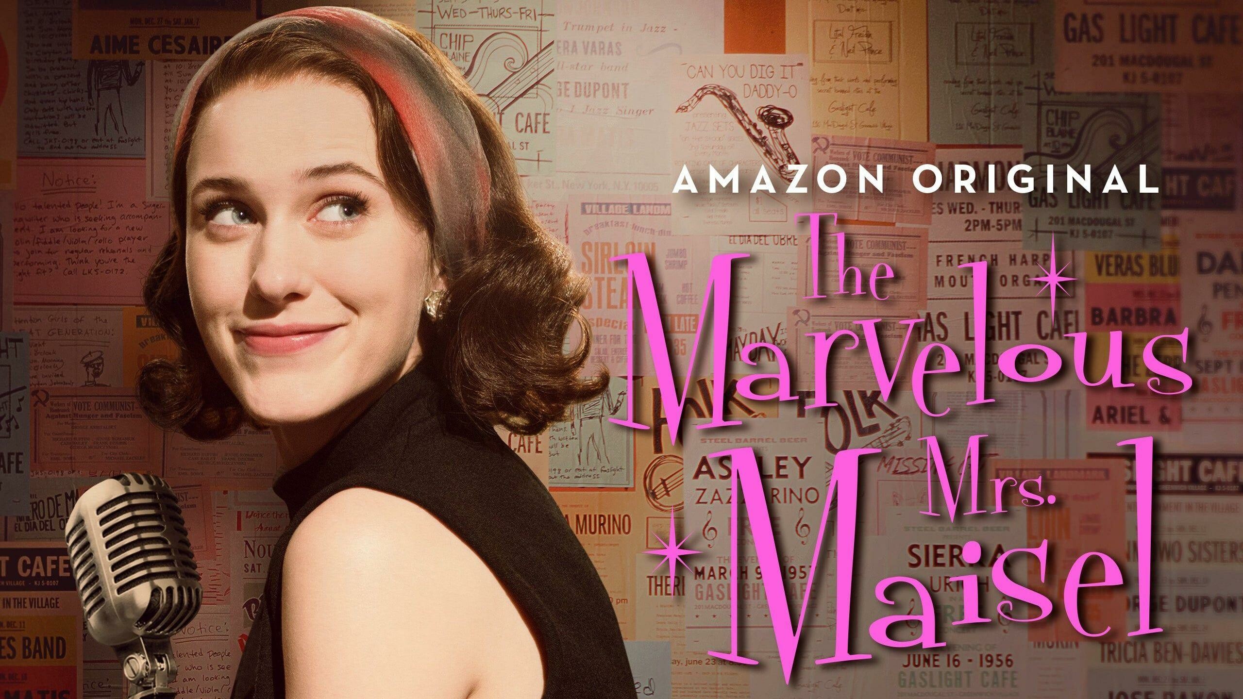 The Marvelous Mrs. Maisel: Amazon original series, Miriam "Midge" Maisel, Period drama. 2560x1440 HD Background.