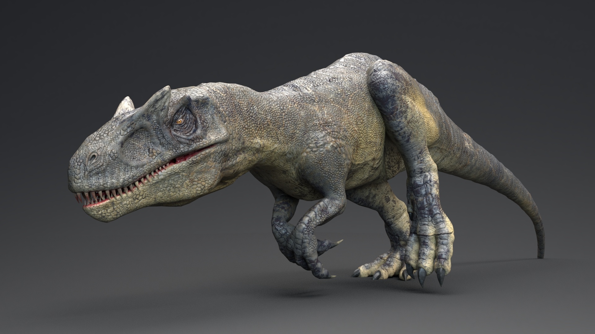 Allosaurus, Characters UE marketplace, Playable dinosaur, In-game experience, 1920x1080 Full HD Desktop