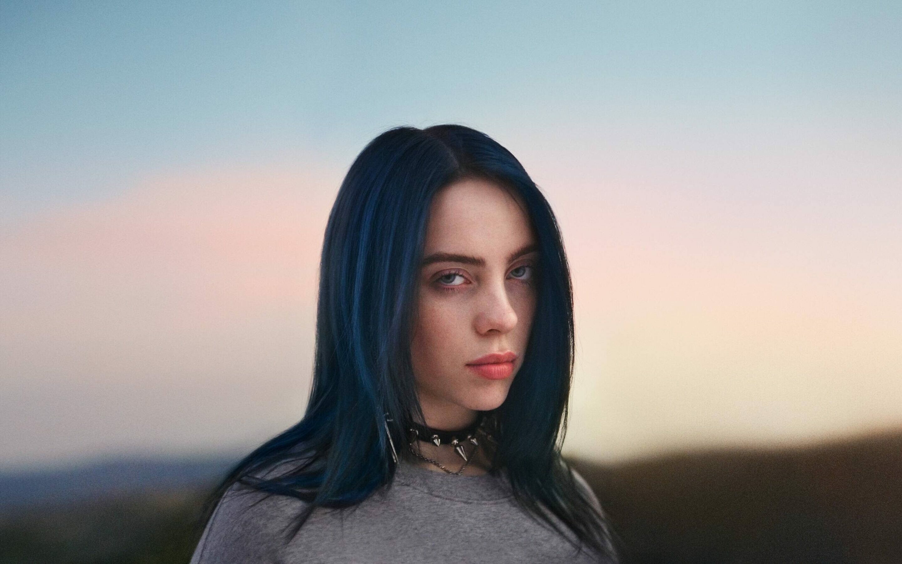 Billie Eilish: US singer, A pop culture icon selling several hundred million records. 2880x1800 HD Background.