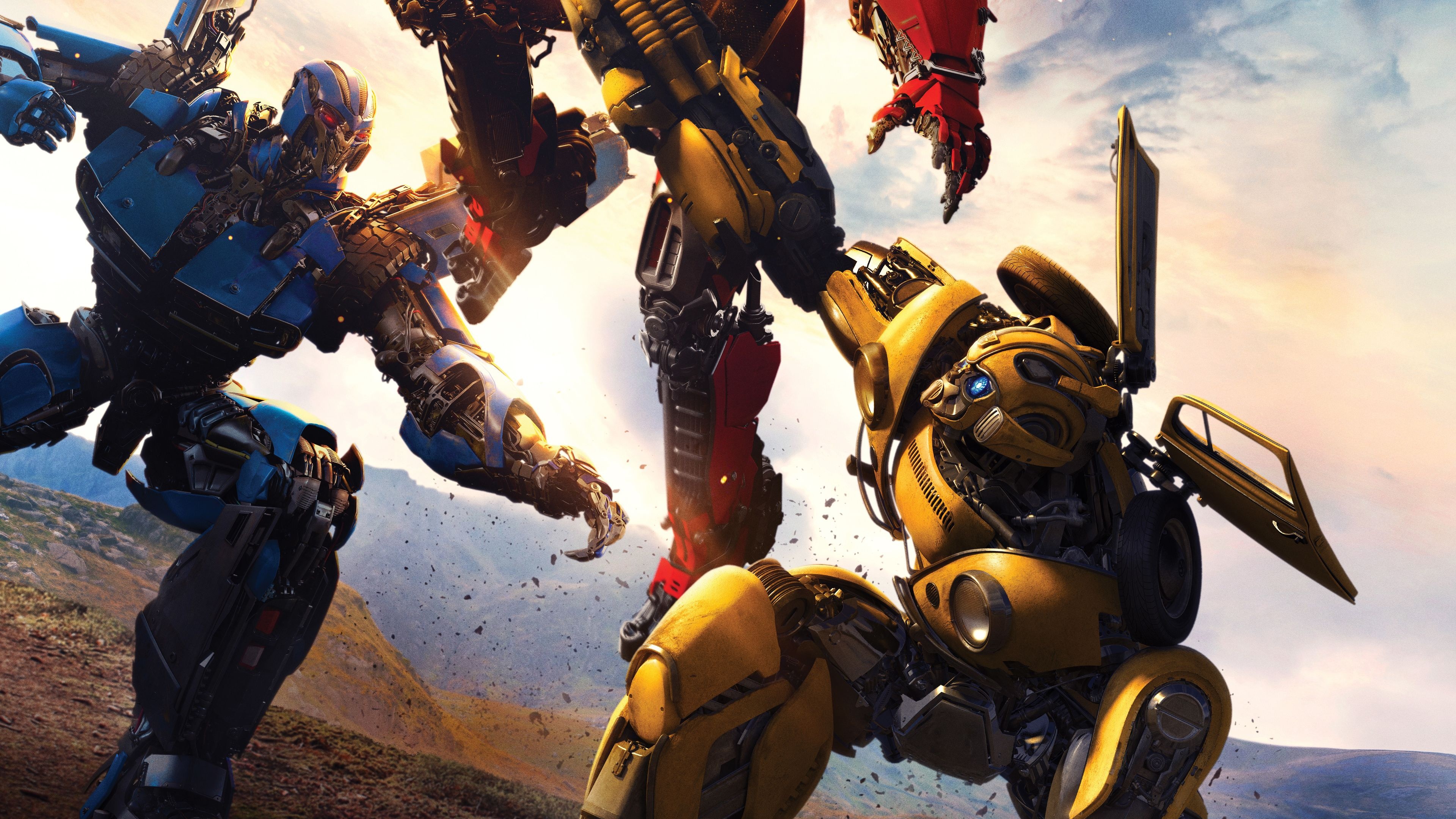 Bumblebee movie 4k, Transformers wallpapers, Optimus Prime, Watercolor, 3840x2160 4K Desktop