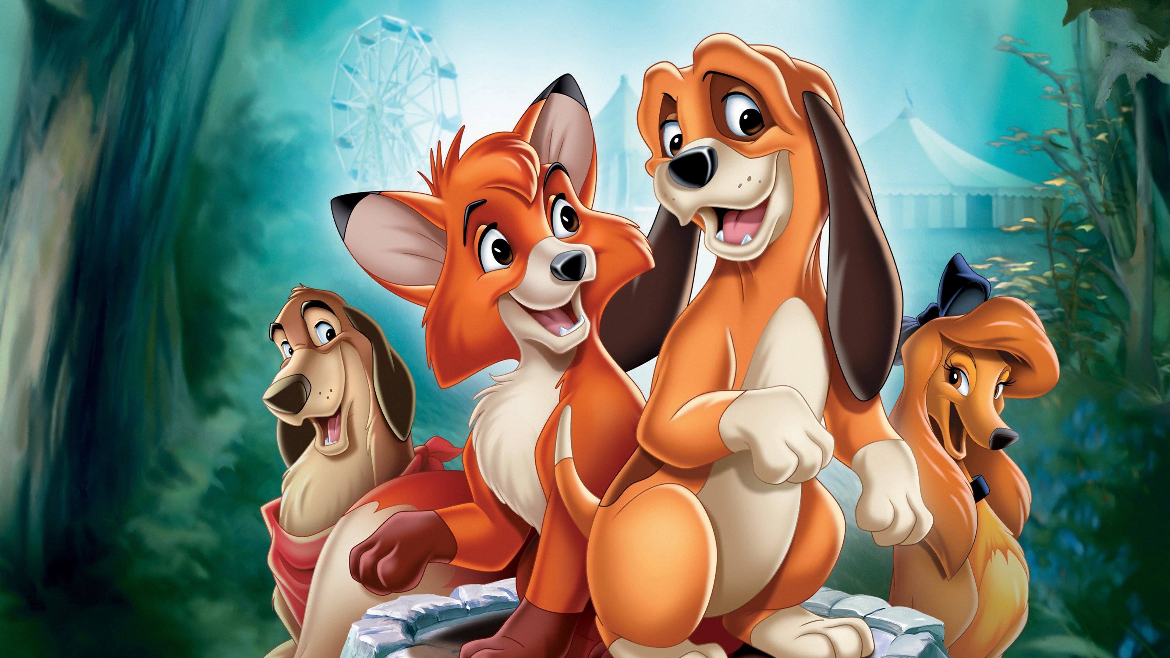 The Fox and the Hound 2, Full movie online, Family-friendly entertainment, Plex, 3840x2160 4K Desktop