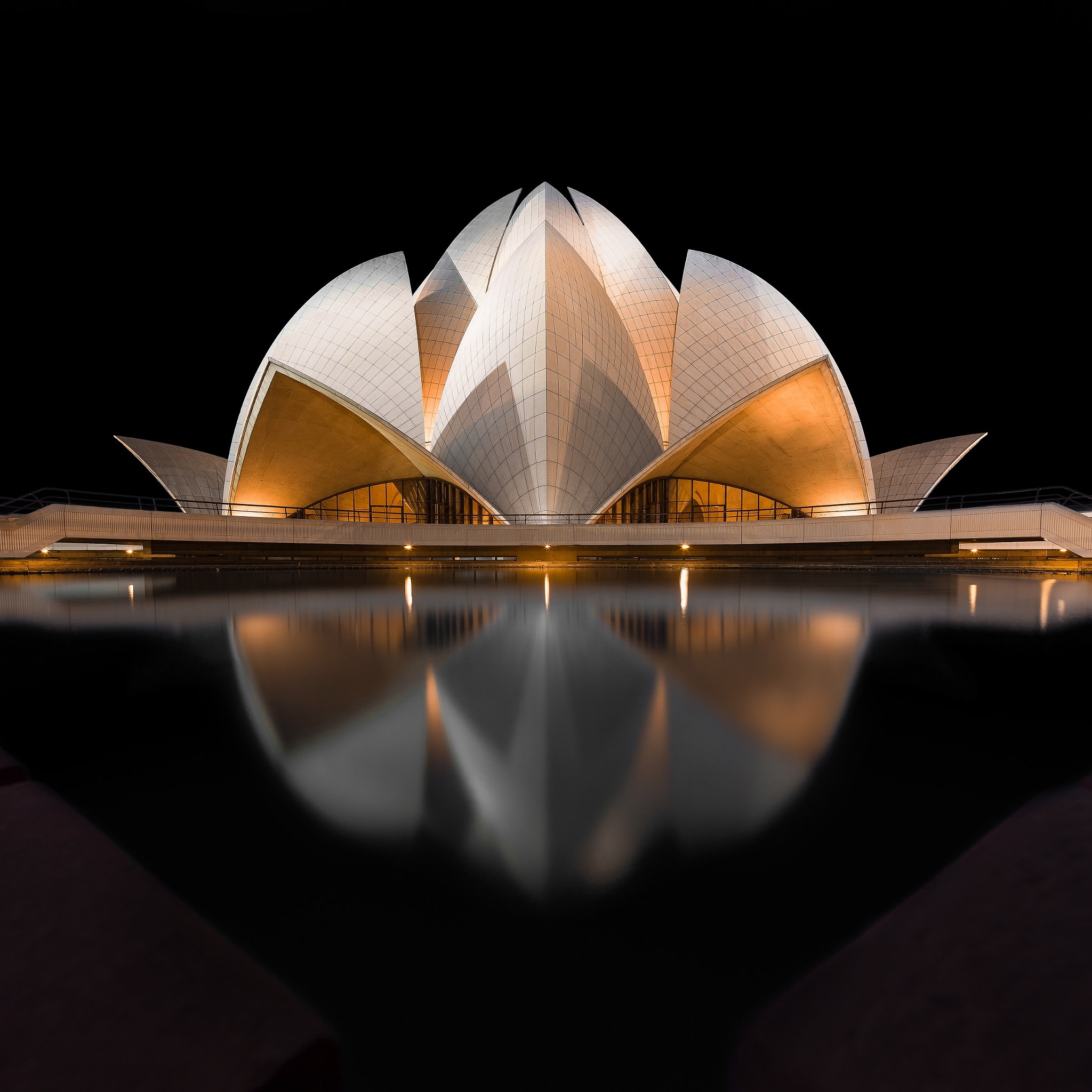 Lotus Temple, Artistic designs, Stunning artwork, Appreciation for beauty, 2050x2050 HD Phone