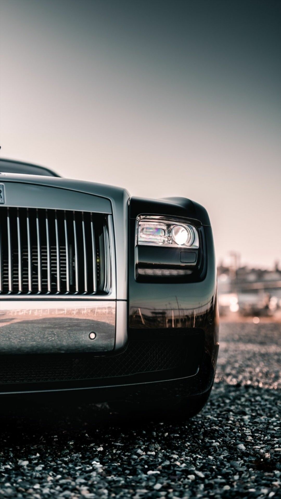 Rolls-Royce: A British luxury car manufacturer, created in 1973, Ghost. 1080x1920 Full HD Wallpaper.