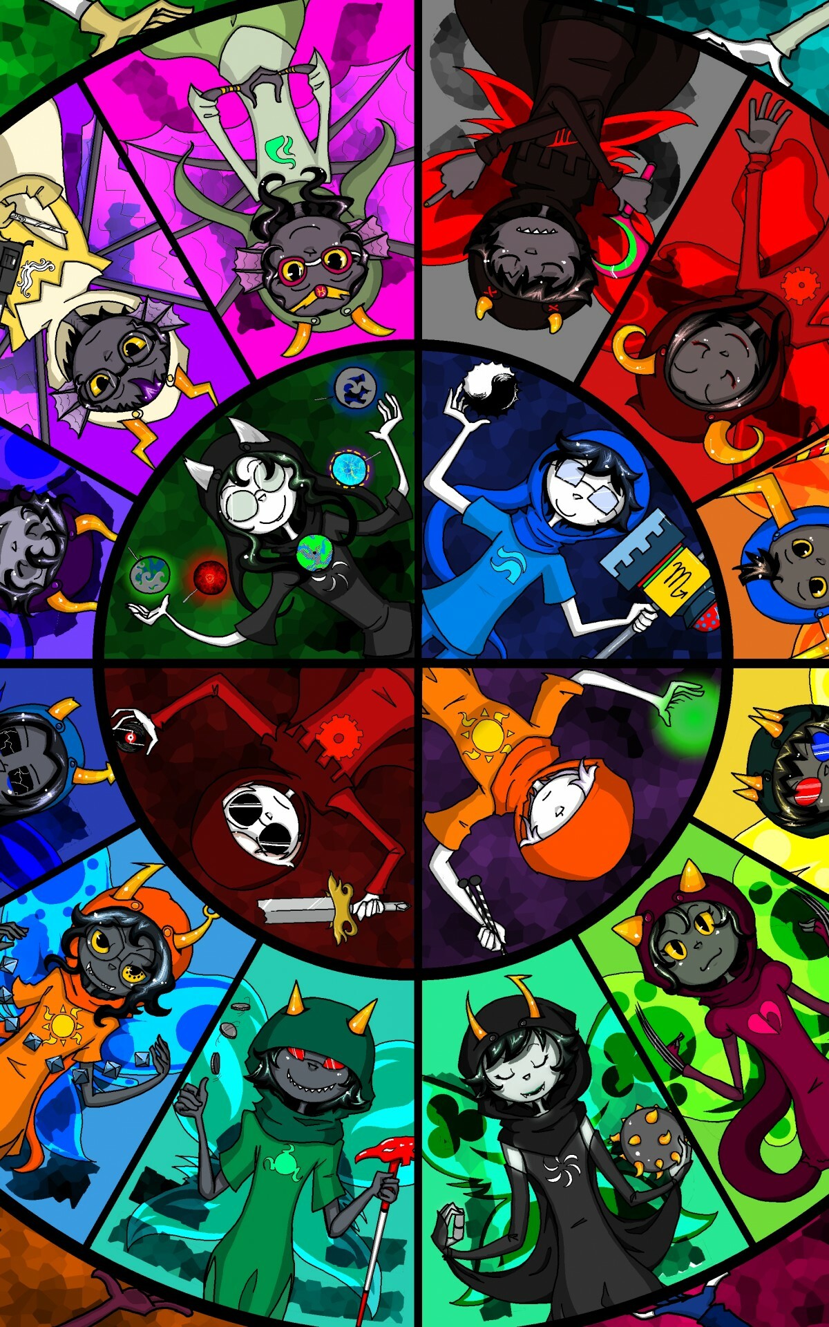 Homestuck: A tale about a boy and his friends and a game they play together. 1200x1920 HD Wallpaper.