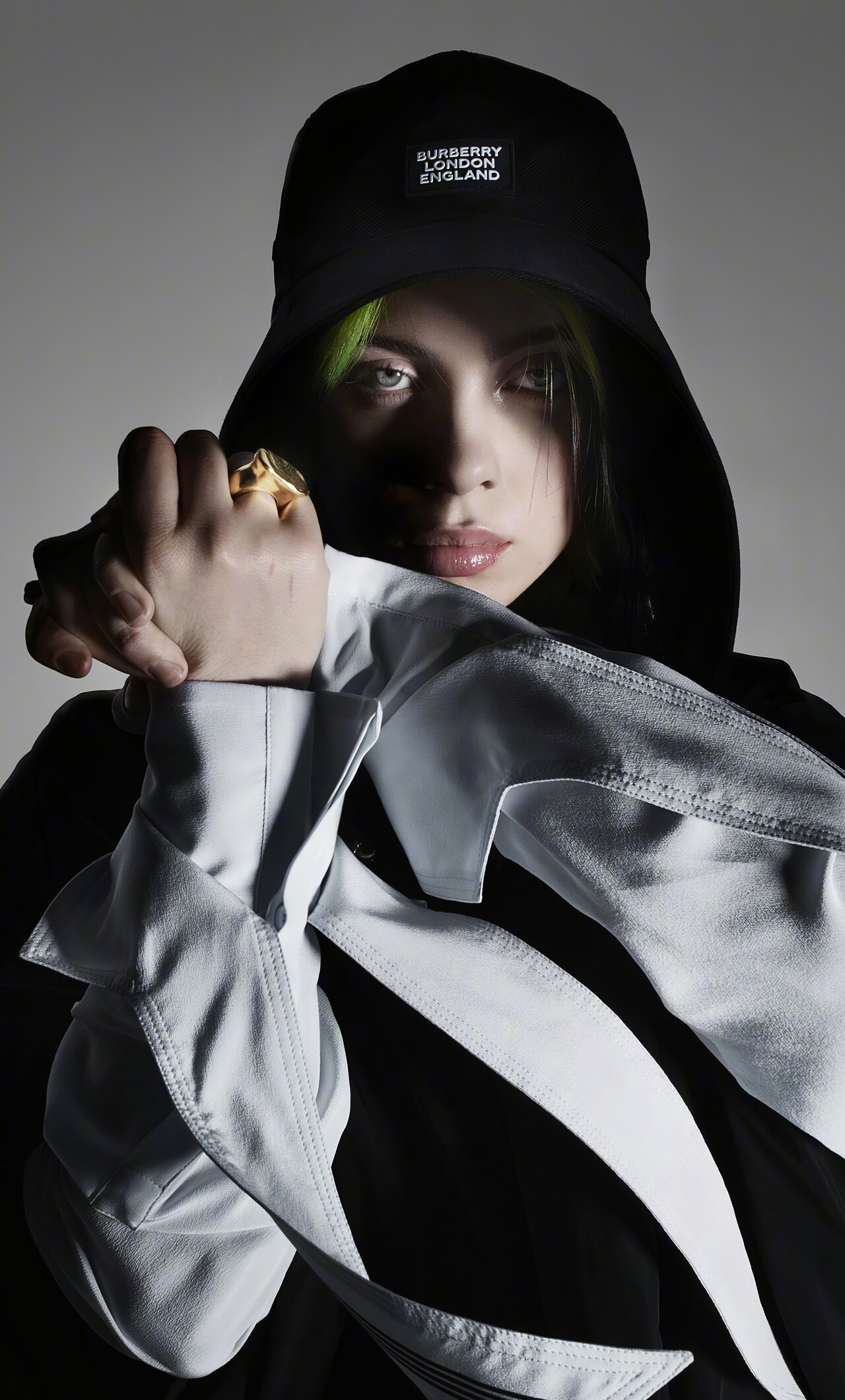 Billie Eilish: A member of the Forbes 30 Under 30 Class of 2019, American singer. 1280x2120 HD Background.