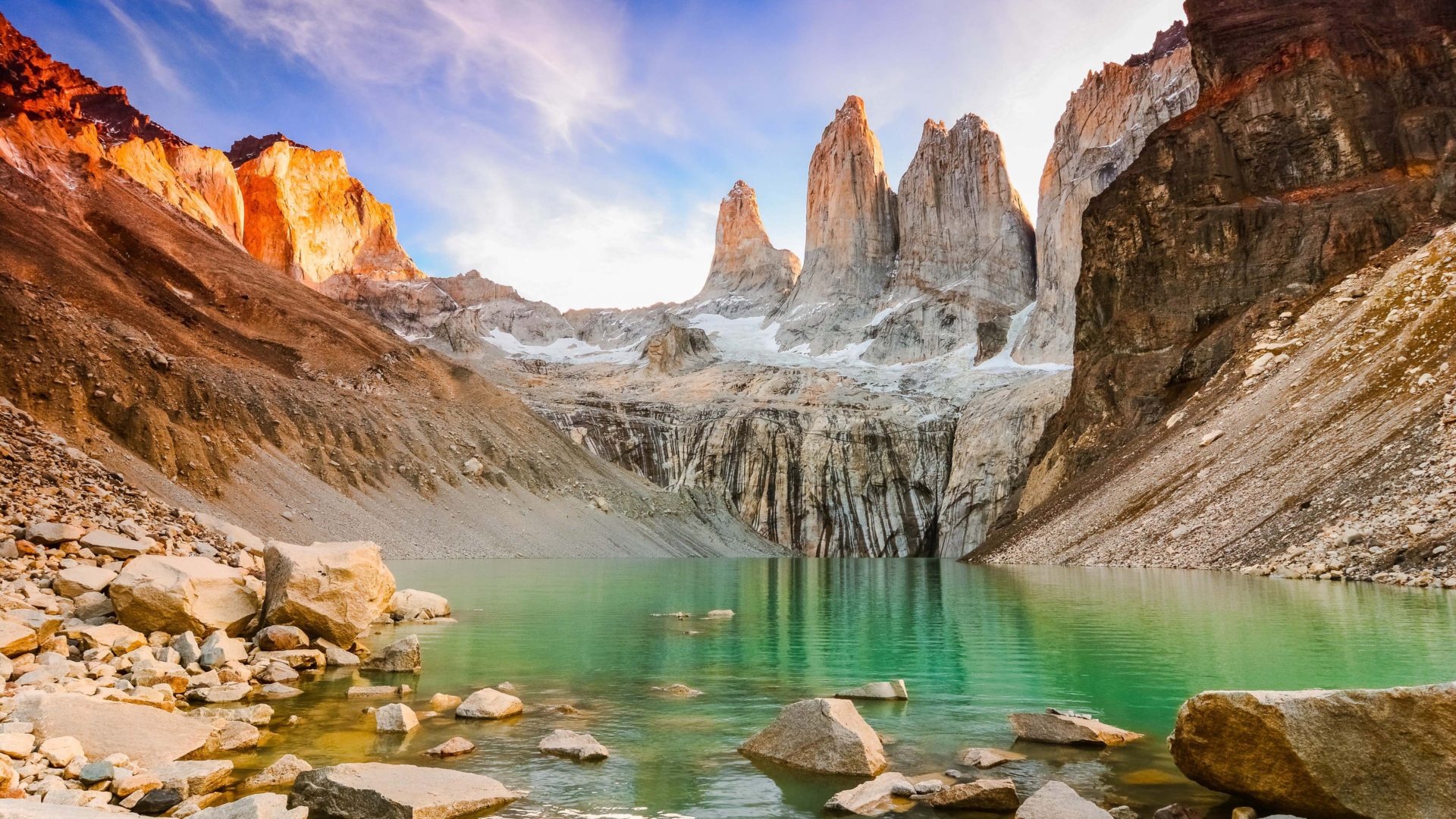 Torres Del Paine National Park in Patagonien, 1920x1080 Full HD Desktop