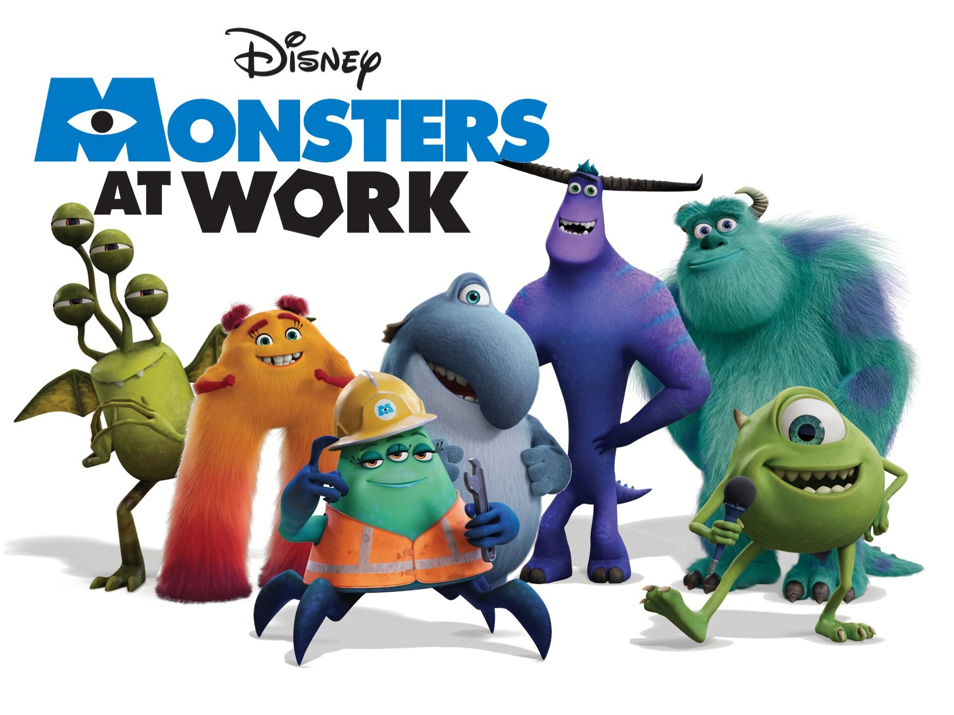 Monsters at Work: A Disney series, a direct continuation of the original 2001 film. 1920x1440 HD Wallpaper.