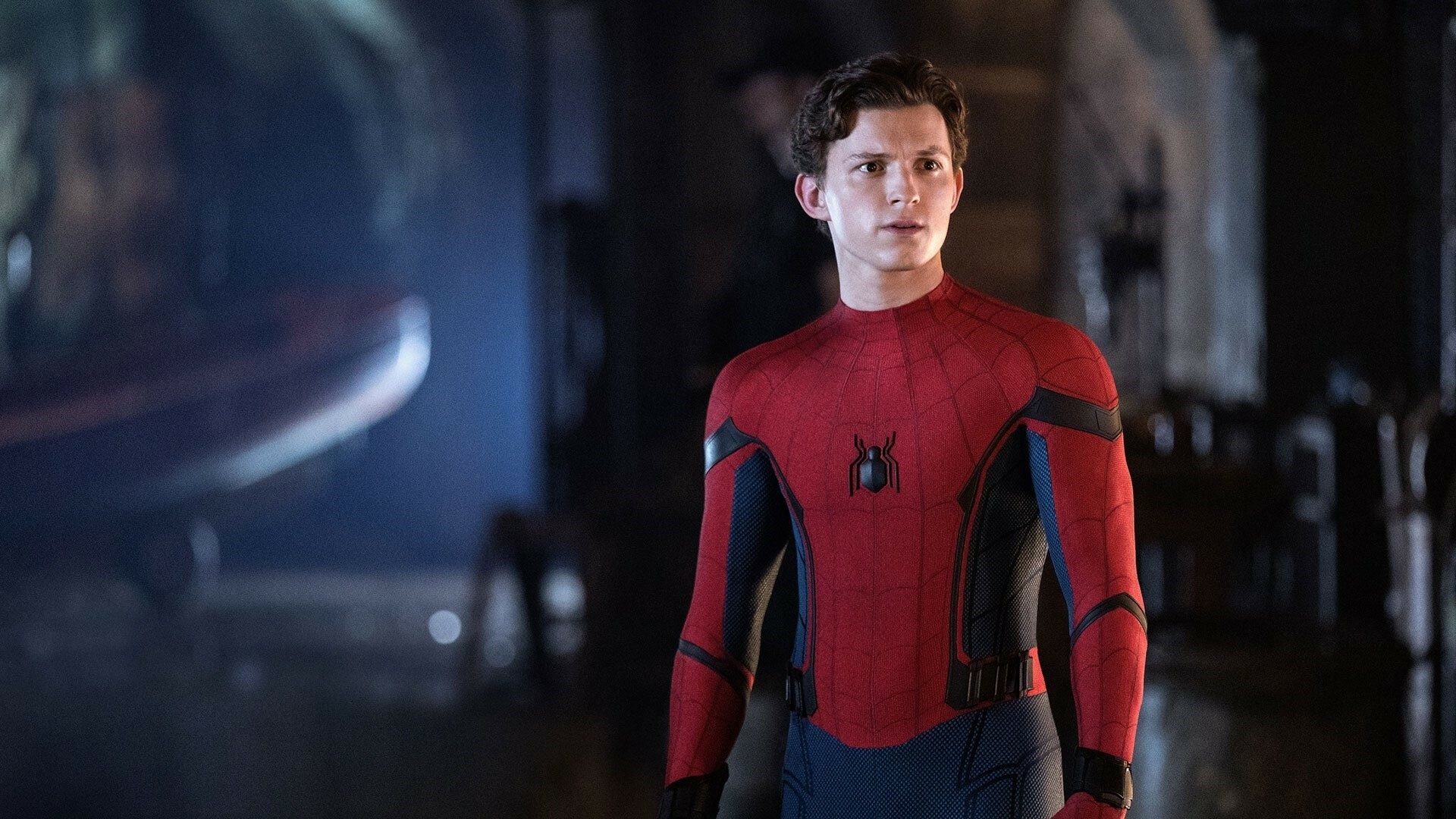 Tom Holland: Reprised his role as Spider-Man in Avengers: Infinity War (2018). 1920x1080 Full HD Wallpaper.