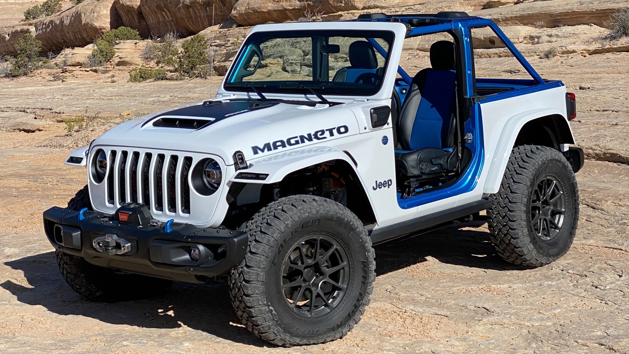 Jeep Magneto, Off-road adventure, Modern SUV, Jeep versatility, 2050x1160 HD Desktop