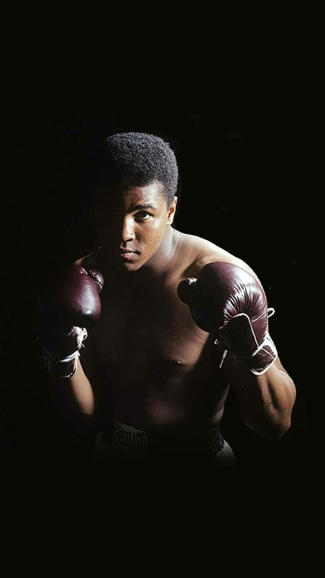 Boxing: Muhammad Ali, the greatest heavyweight fighter of all time. 1080x1920 Full HD Wallpaper.