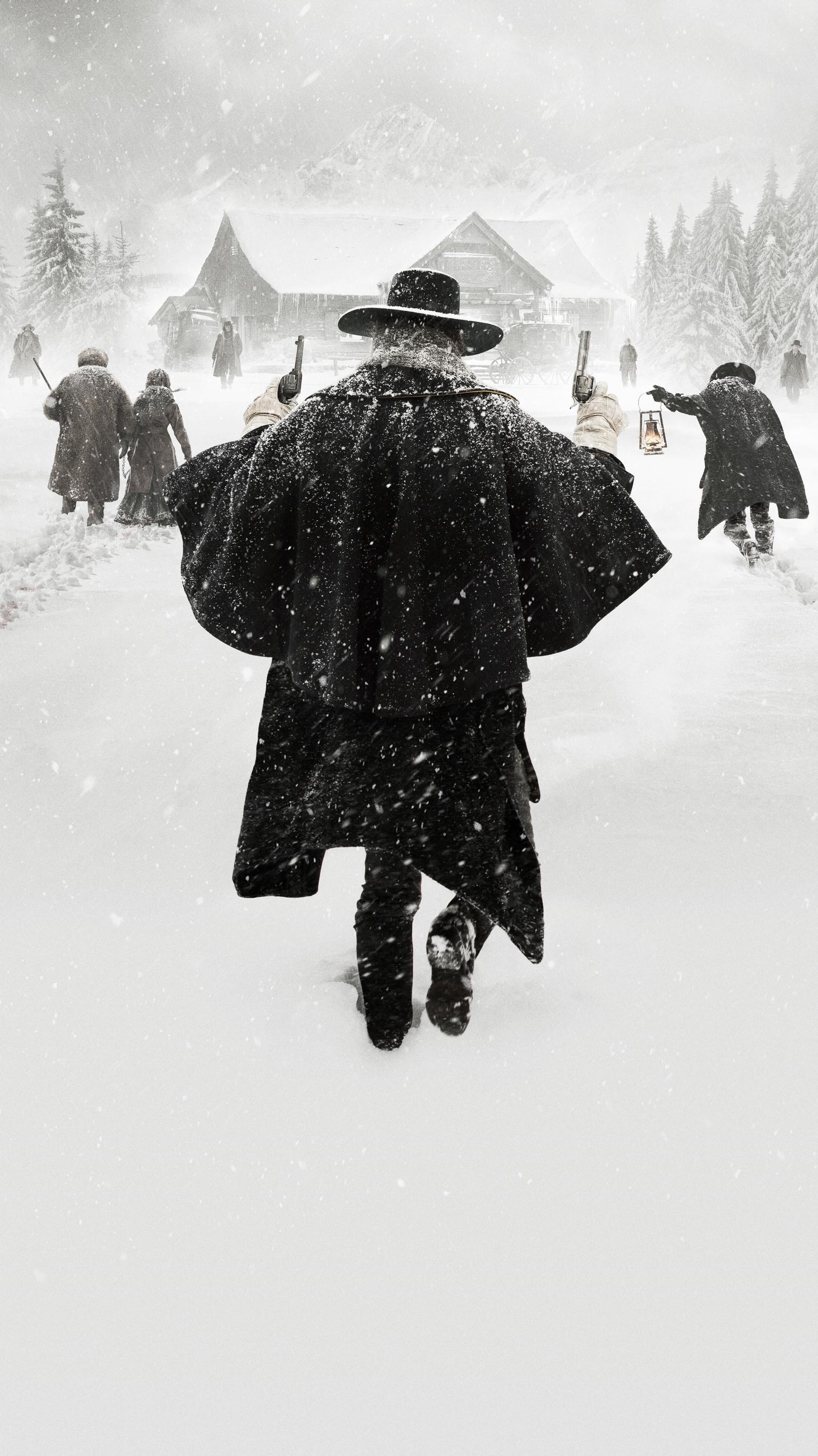 The Hateful Eight movie, Top 8 wallpapers, 1540x2740 HD Phone