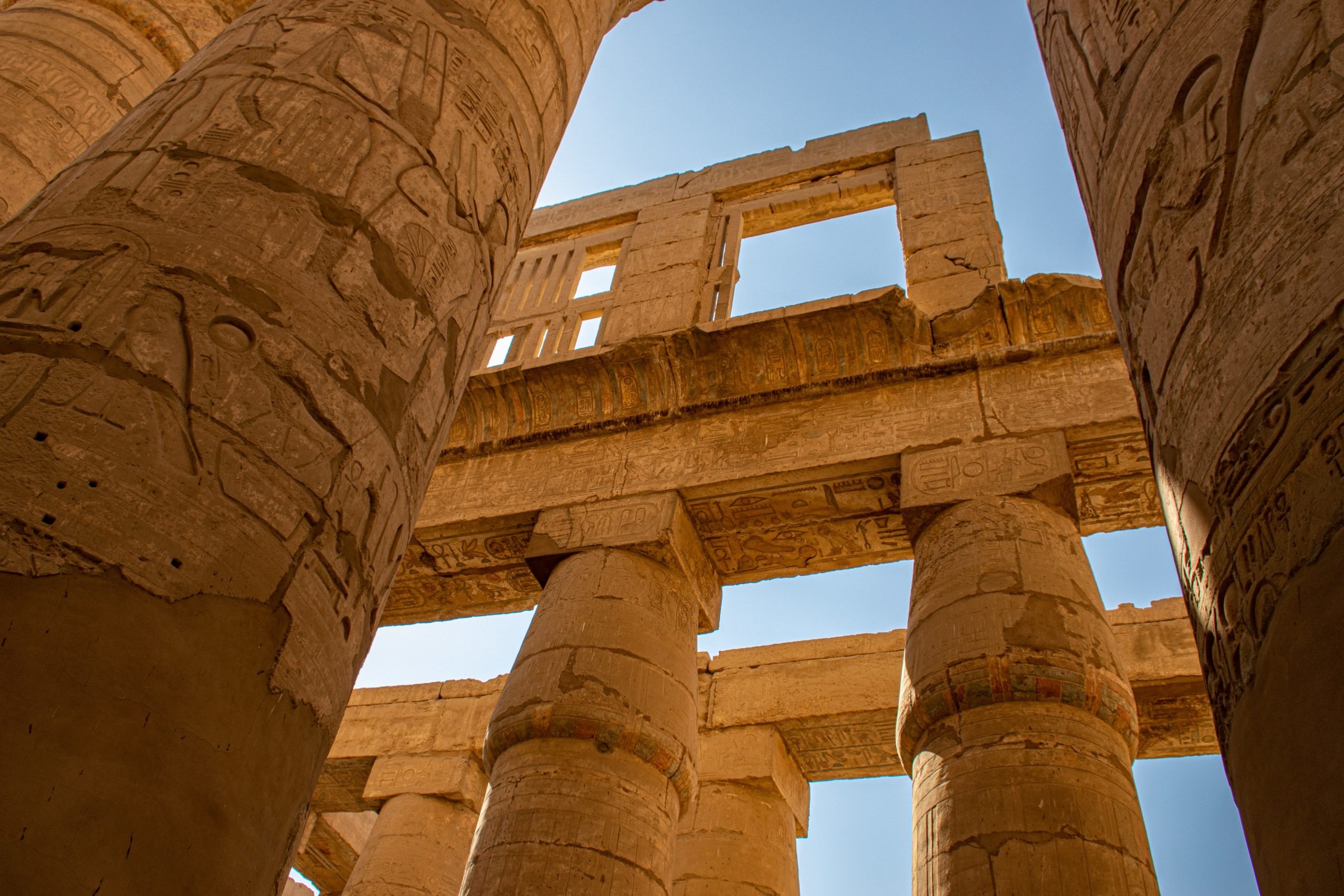 Karnak Temple, Ancient past, Luxor, Transport, 2560x1710 HD Desktop