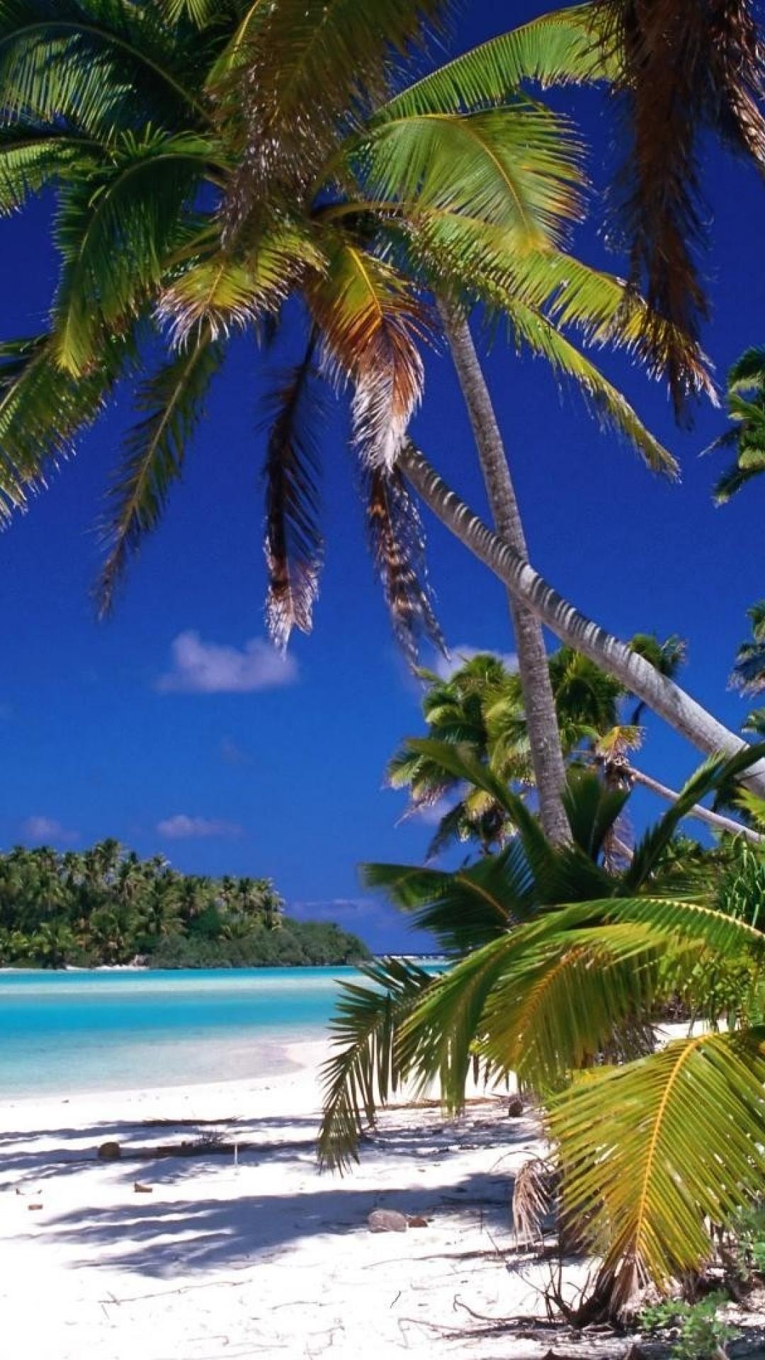 Cook Islands, Travels, Island paradise, Crystal clear waters, 1080x1920 Full HD Phone