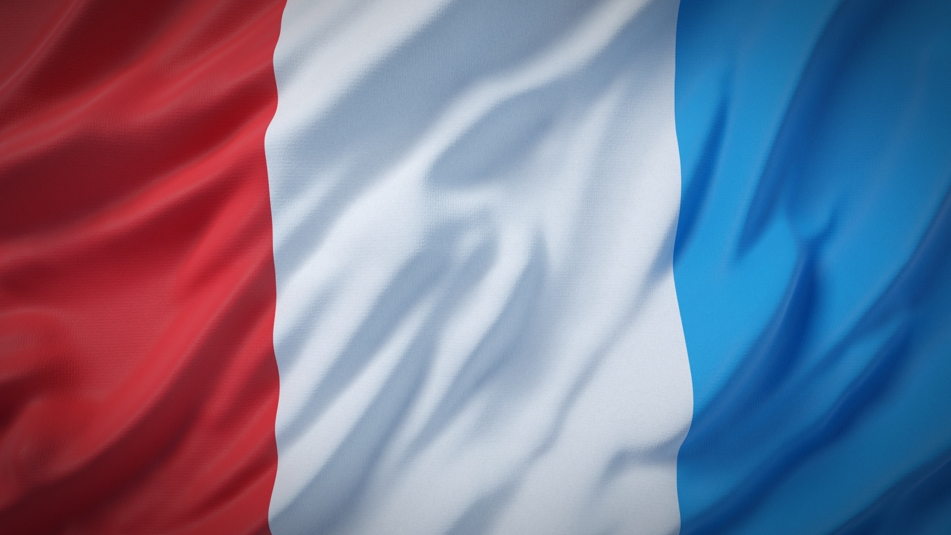 Flag: It had its origins at the time of the French Revolution, The colors of the King (white) and the City of Paris (blue and red). 1920x1080 Full HD Wallpaper.