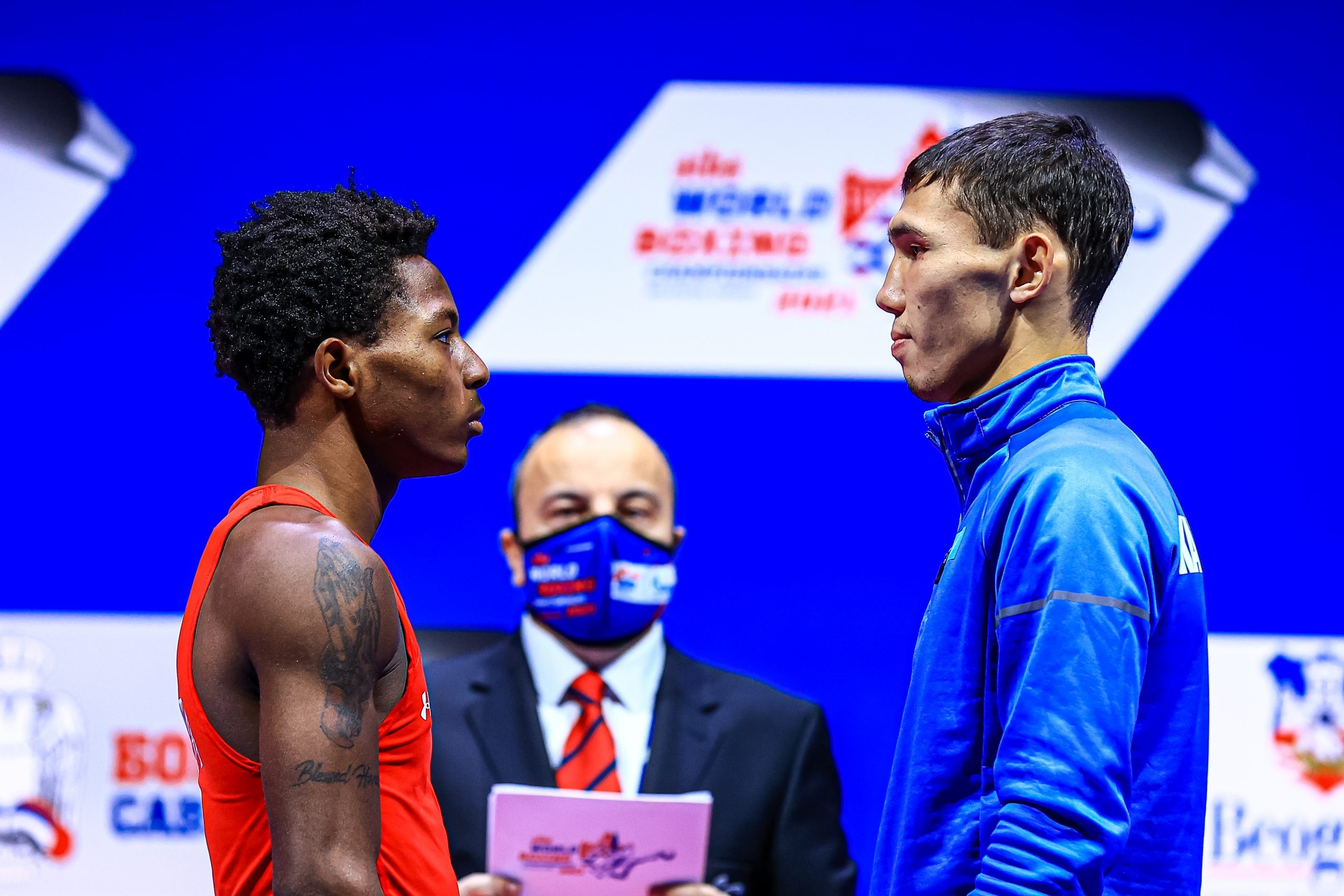Jahmal Harvey, AIBA World Boxing Championships, Finals weigh-in, Hungarian Boxing Federation, 2560x1710 HD Desktop