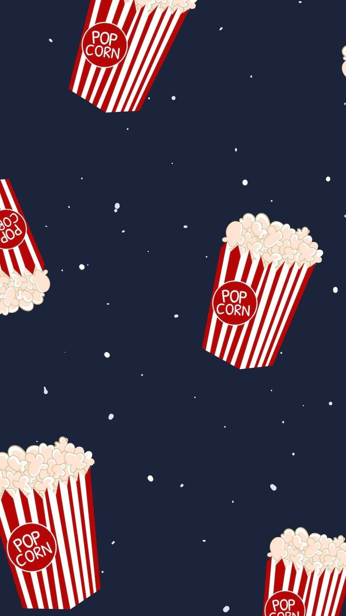Popcorn, Emoji wallpaper, Artistic design, Trendy background, 1160x2050 HD Handy