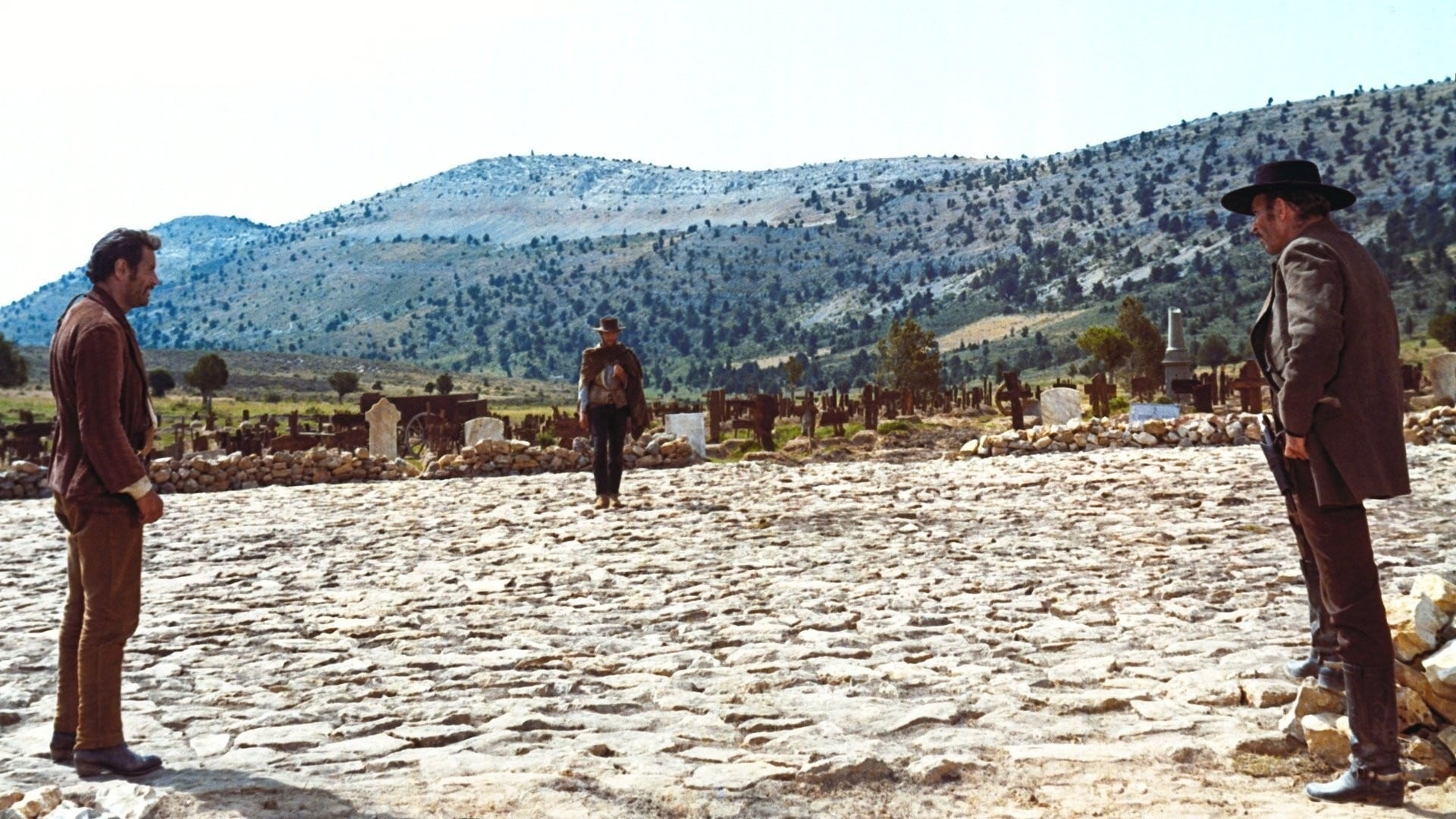 The Good, The Bad And The Ugly, 1966 film, Iconic backdrops, Cinematic masterpiece, 1920x1080 Full HD Desktop