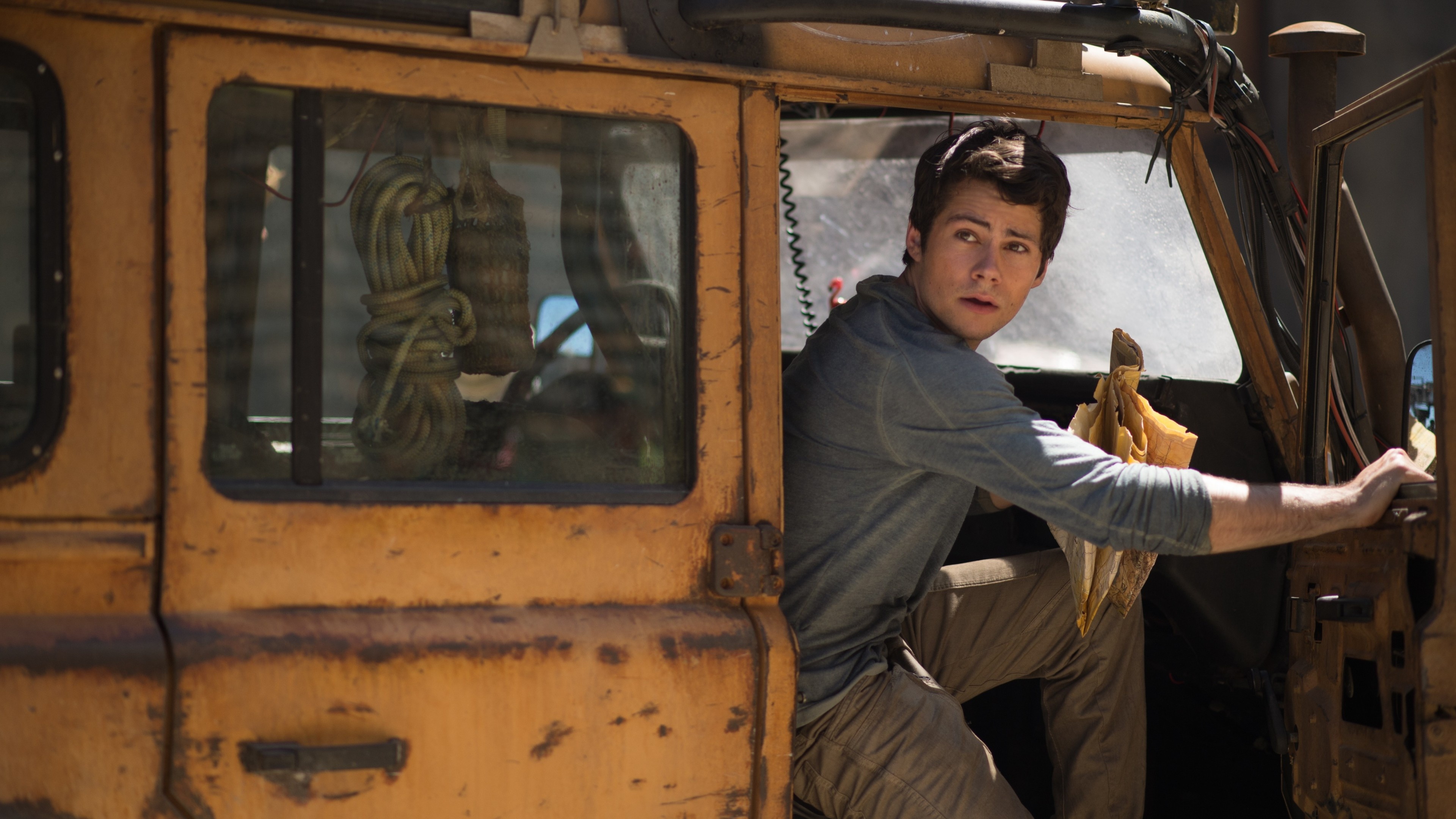 Dylan O'Brien Movies, Death Cure wallpapers, Intense moments, Cinematic brilliance, 3840x2160 4K Desktop