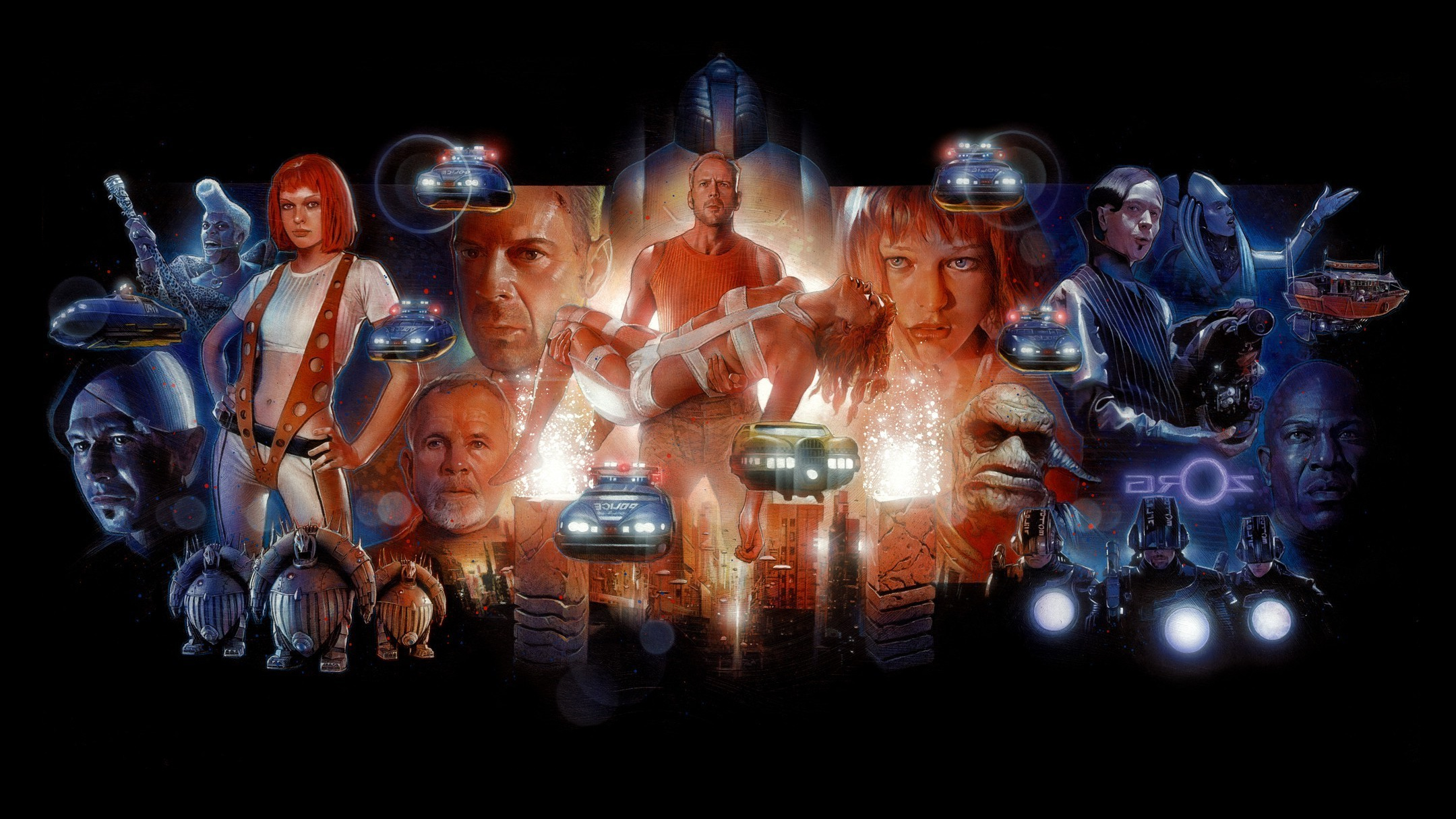 The Fifth Element, Movies, Milla Jovovich, Luc Besson, 2160x1220 HD Desktop