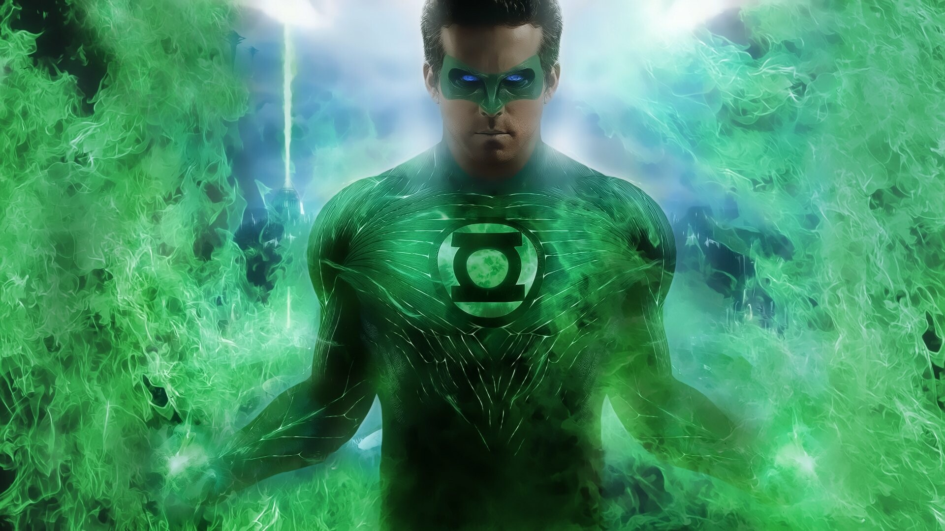 Green Lantern: Hal Jordan, must confront Parallax, who threatens to upset the balance of power in the universe. 1920x1080 Full HD Background.