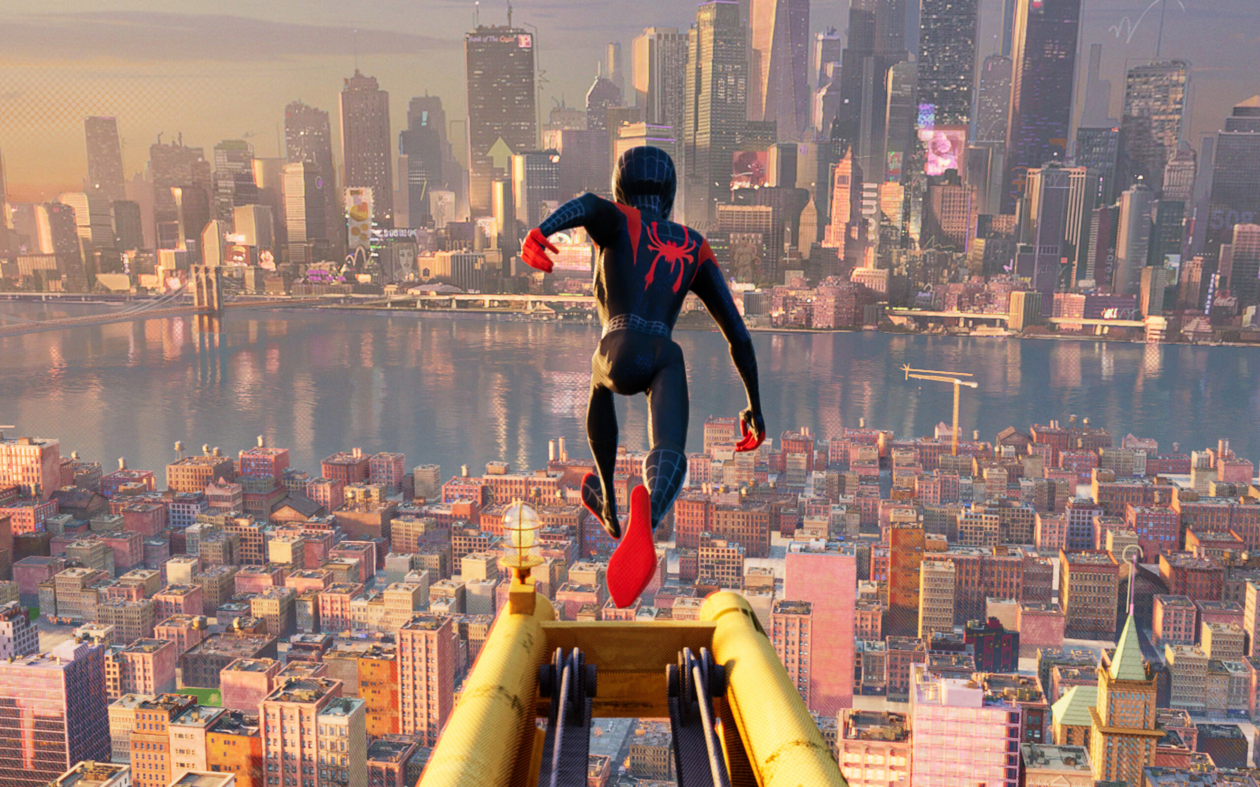 Spider-Man: Into the Spider-Verse: The film's story follows the Marvel Comics character Miles Morales. 2560x1600 HD Wallpaper.