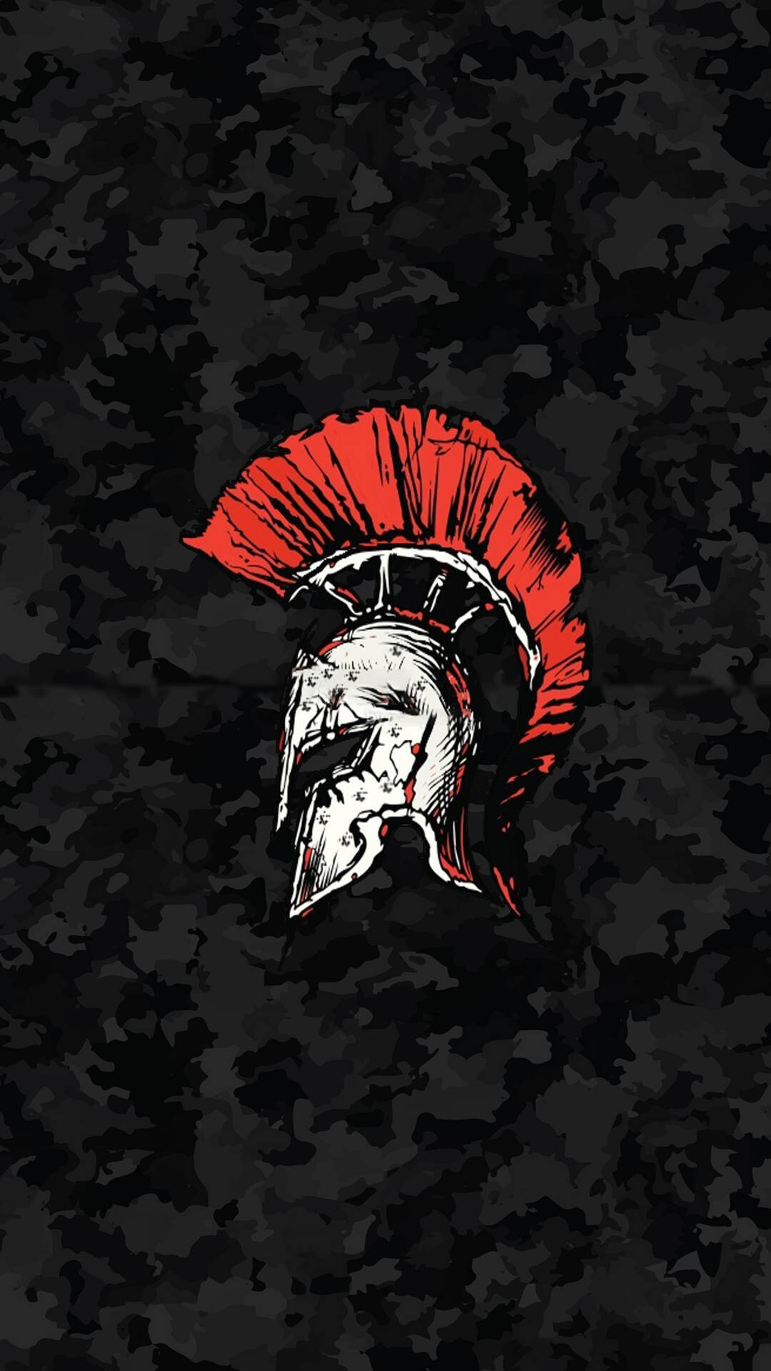 Sparta: The Imperial type of a Greek helmet covered with the blood of enemies, Fan art, Legend. 1080x1920 Full HD Background.