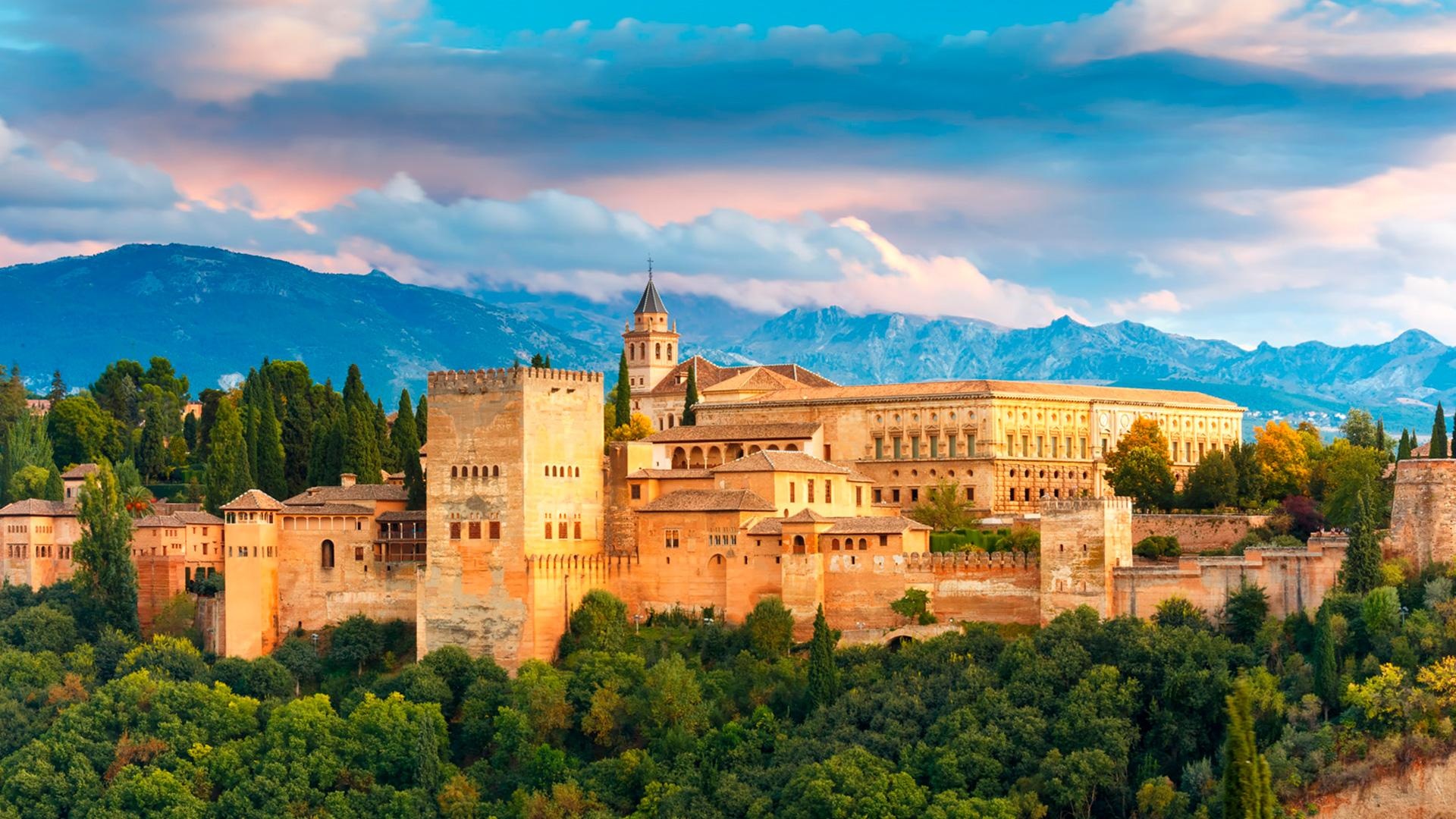The Alhambra, granada spain wallpapers, top free, 1920x1080 Full HD Desktop