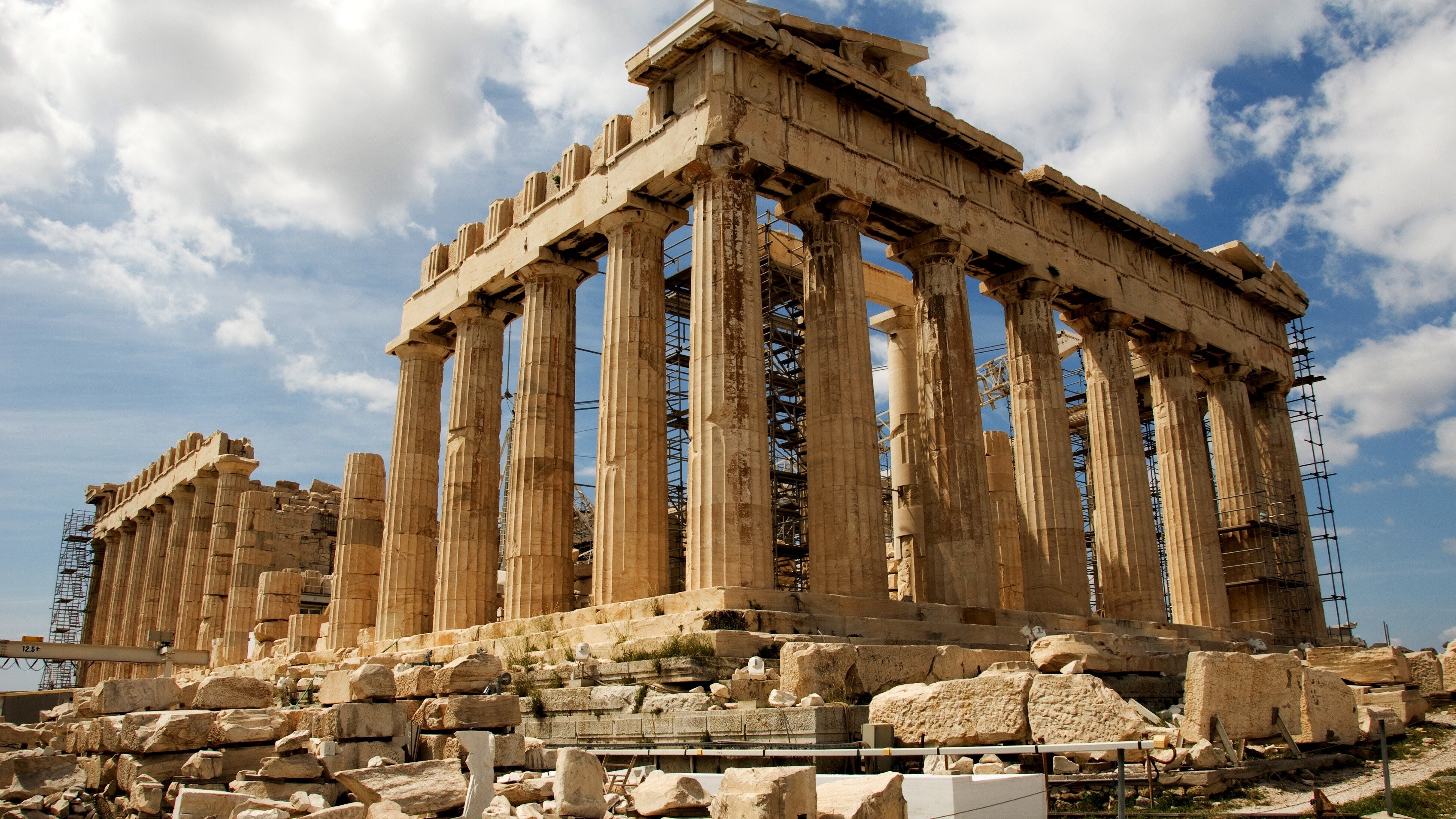 Parthenon wallpaper, High-quality image, Atmospheric lighting, Greece monument, 3840x2160 4K Desktop