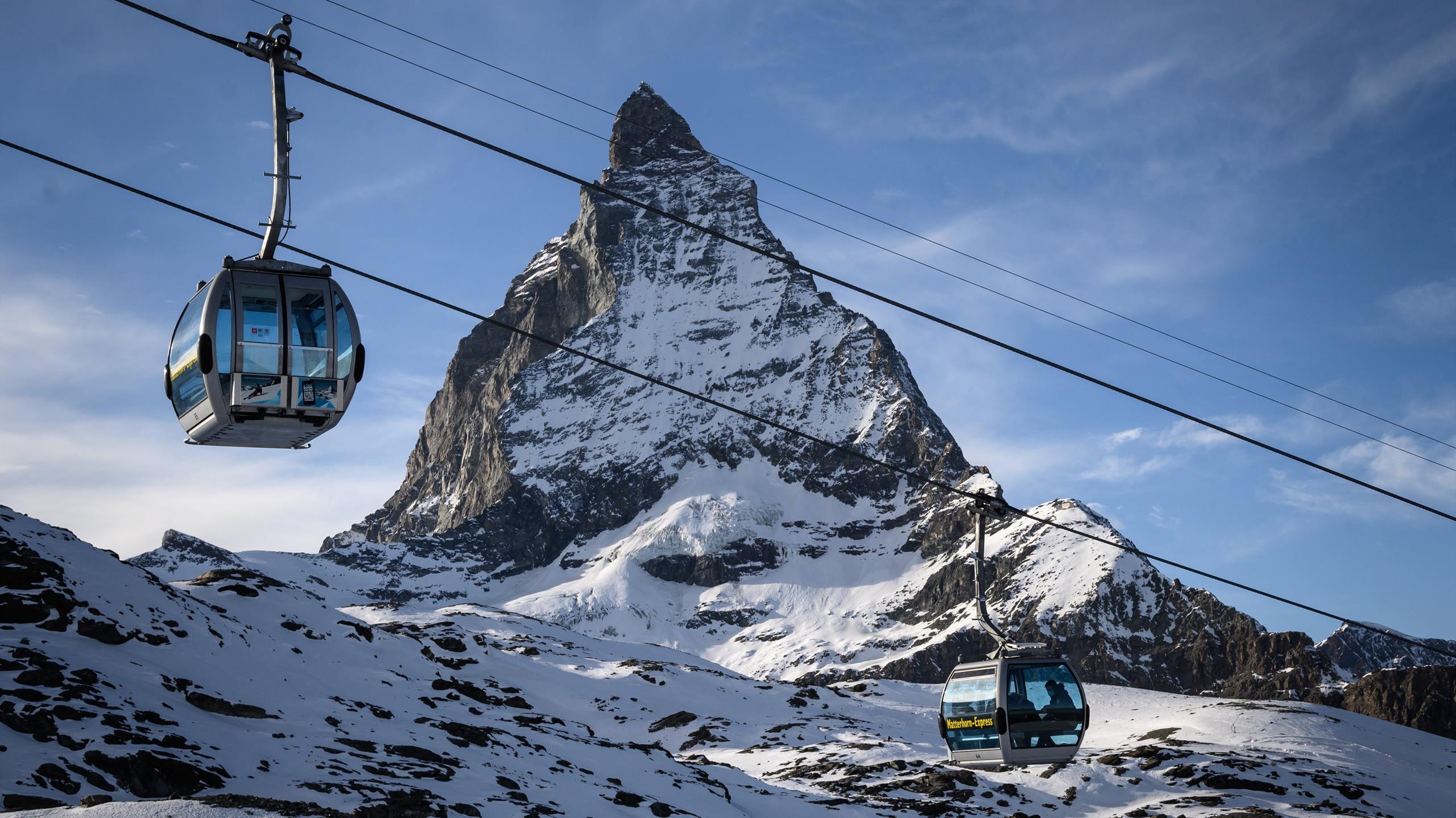 Hans Knauss, Matterhorn descent, Critique, Alpine experience, 2560x1440 HD Desktop