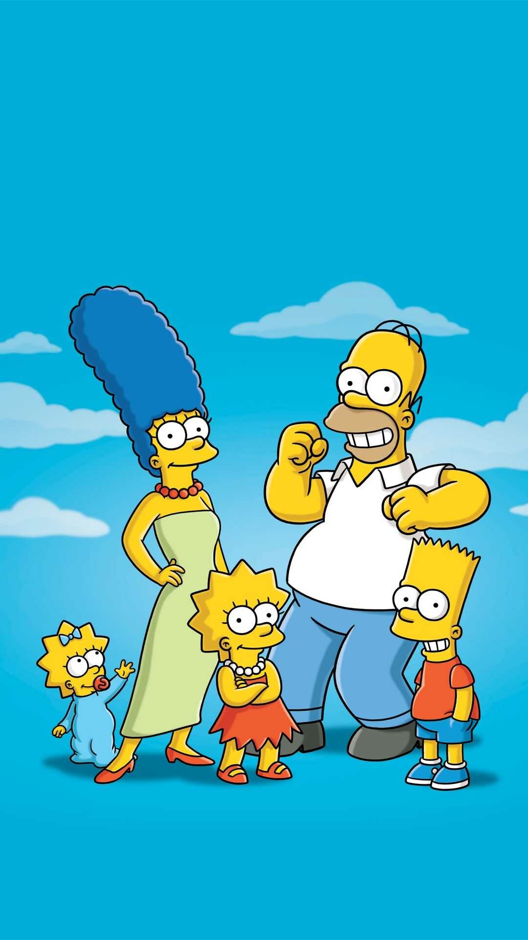 The Simpsons: A feature-length film was released in theaters worldwide on July 27, 2007. 1080x1920 Full HD Wallpaper.