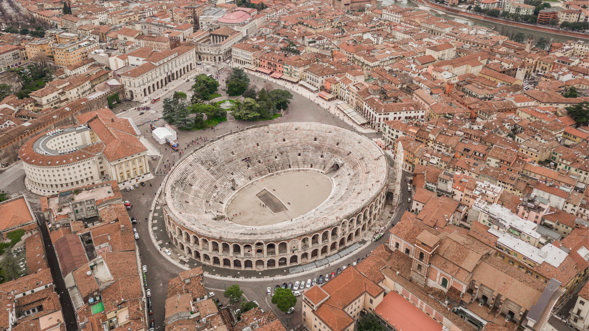 Arena Di Verona, Italian opera, Historical landmark, Cultural heritage, 1920x1080 Full HD Desktop