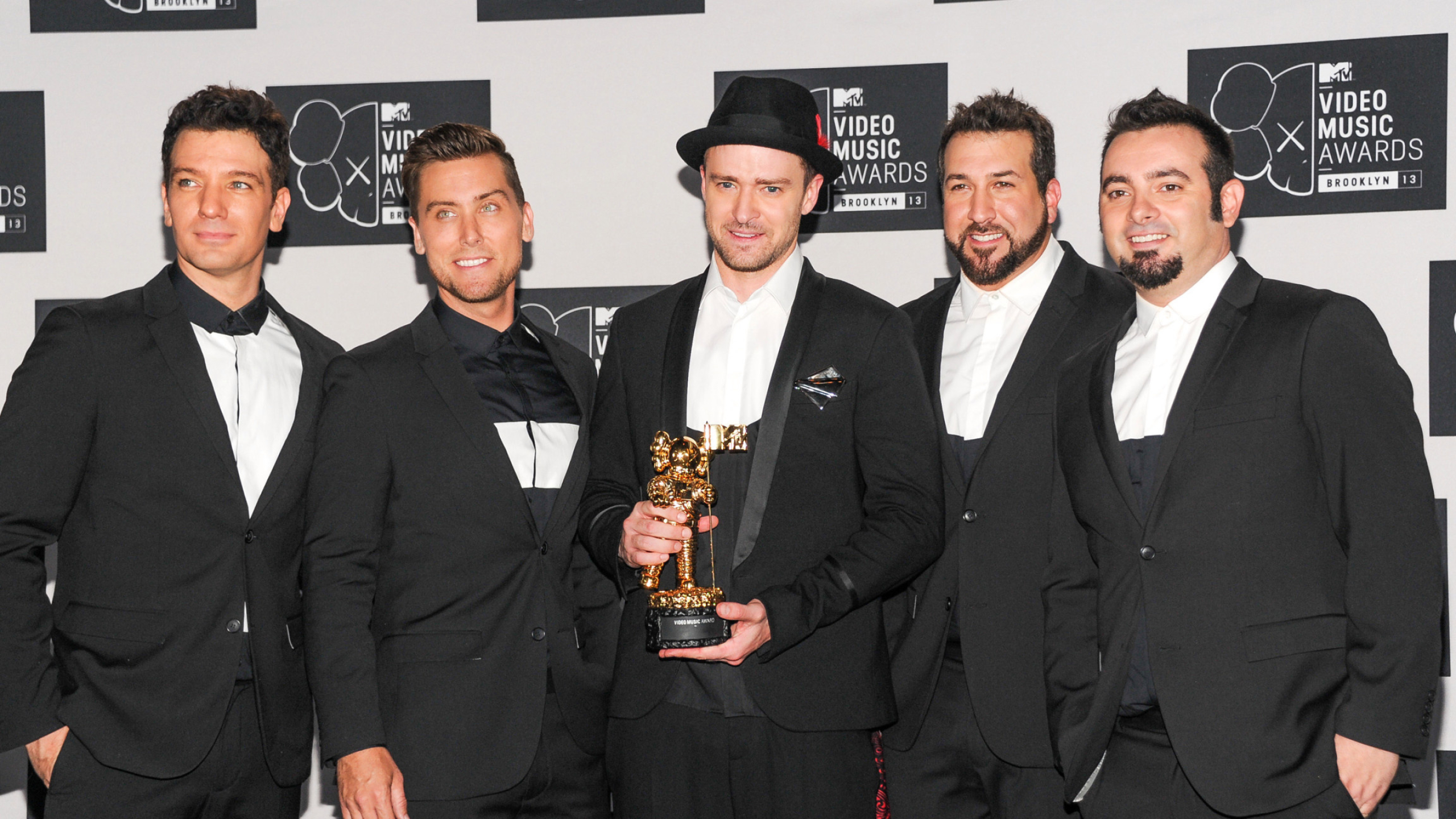 NSYNC wallpapers, Striking visuals, Iconic boy band, Music-themed backgrounds, 2560x1440 HD Desktop