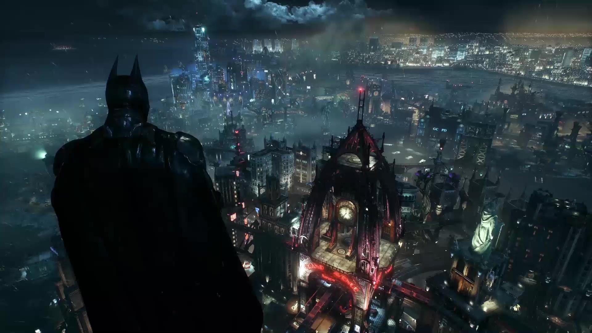 Gotham City movies, Live wallpaper, Dynamic cityscape, Batman's domain, 1920x1080 Full HD Desktop