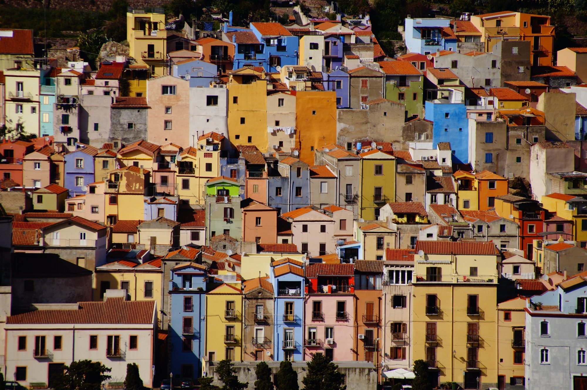 Bosa, Colorful town, Temo river, Enchanting vibes, 2000x1330 HD Desktop