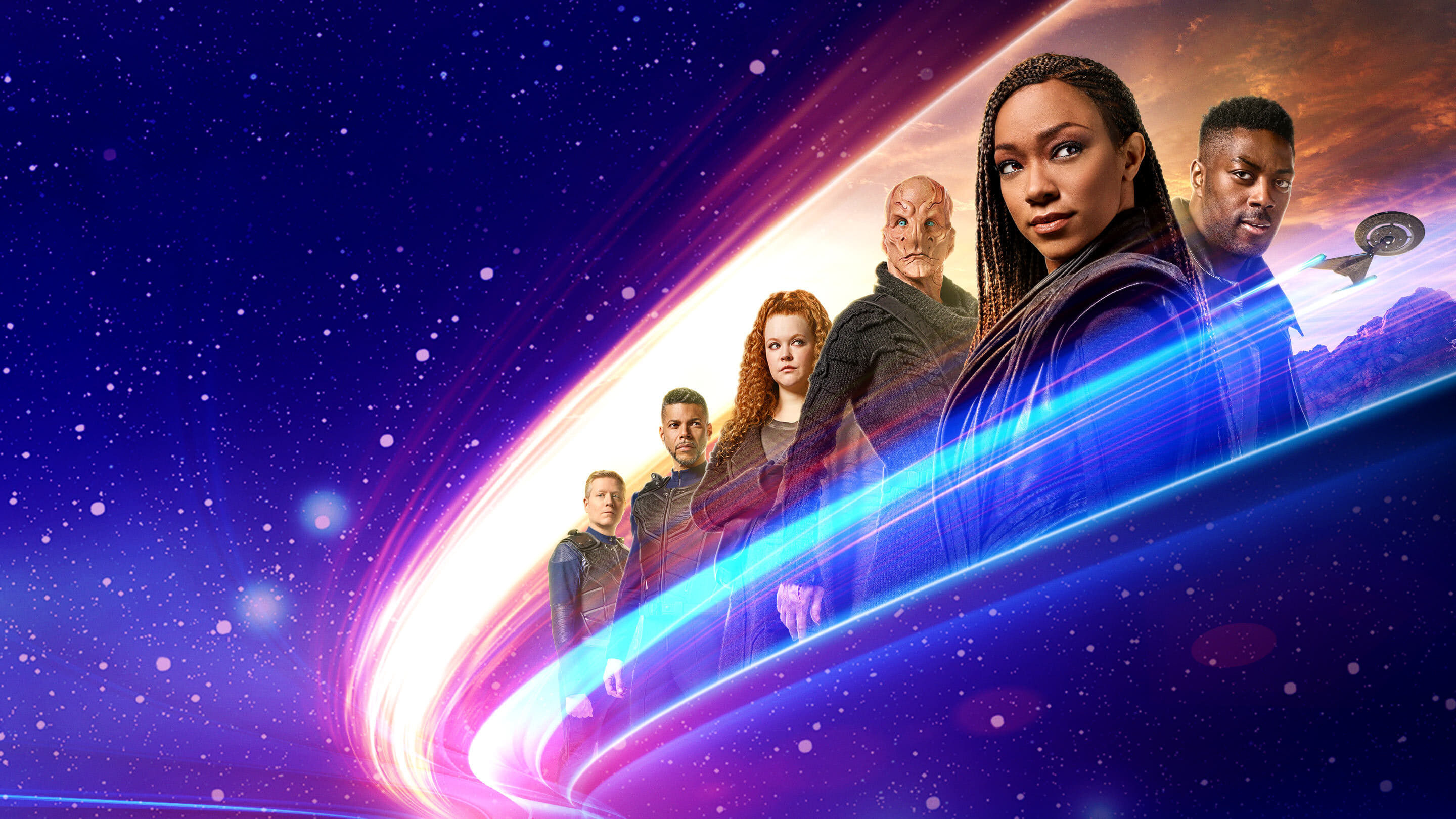 Star Trek: Discovery, Sci-fi series, Visual backdrops, Futuristic storytelling, 2880x1620 HD Desktop