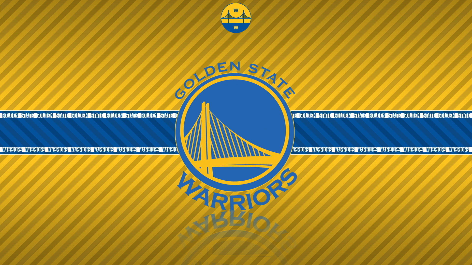 Golden State Warriors: The team won back-to-back NBA championships in 2017 and 2018. 1920x1080 Full HD Background.